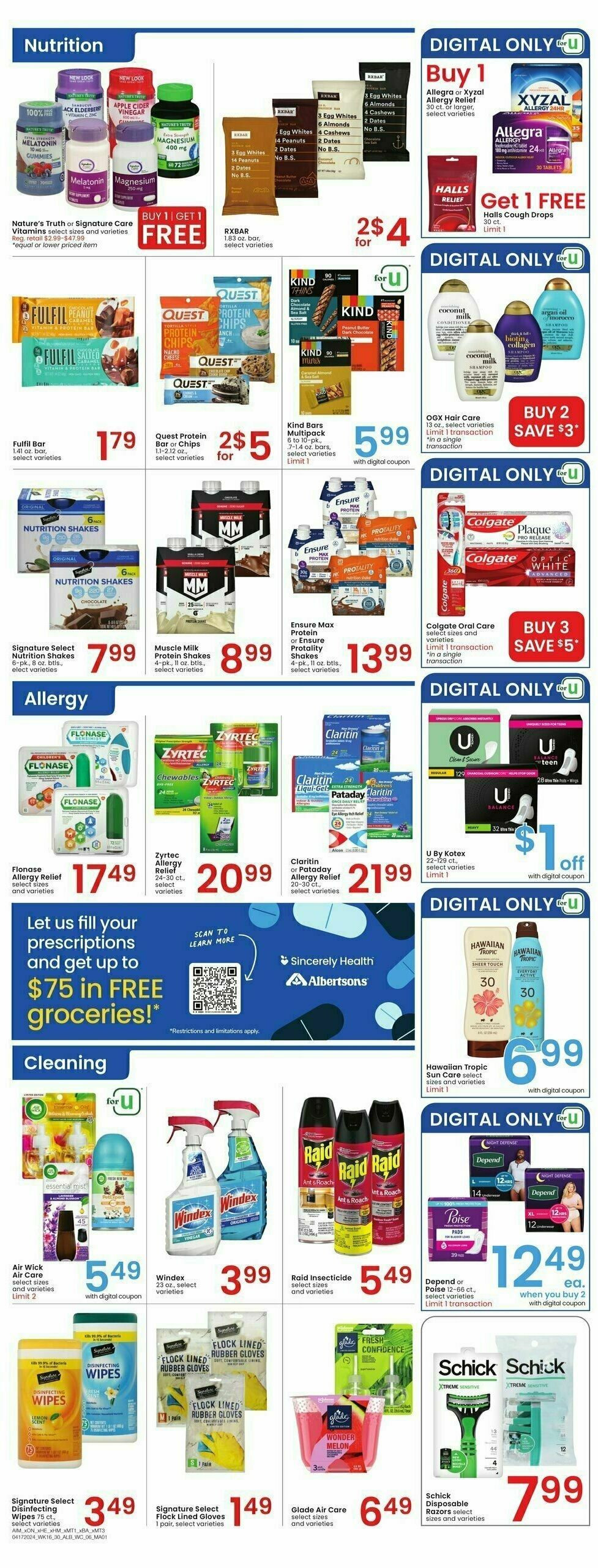 Albertsons Weekly Ad from April 17