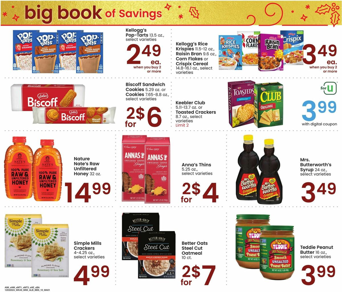 Albertsons Big Book of Savings Weekly Ad from December 3
