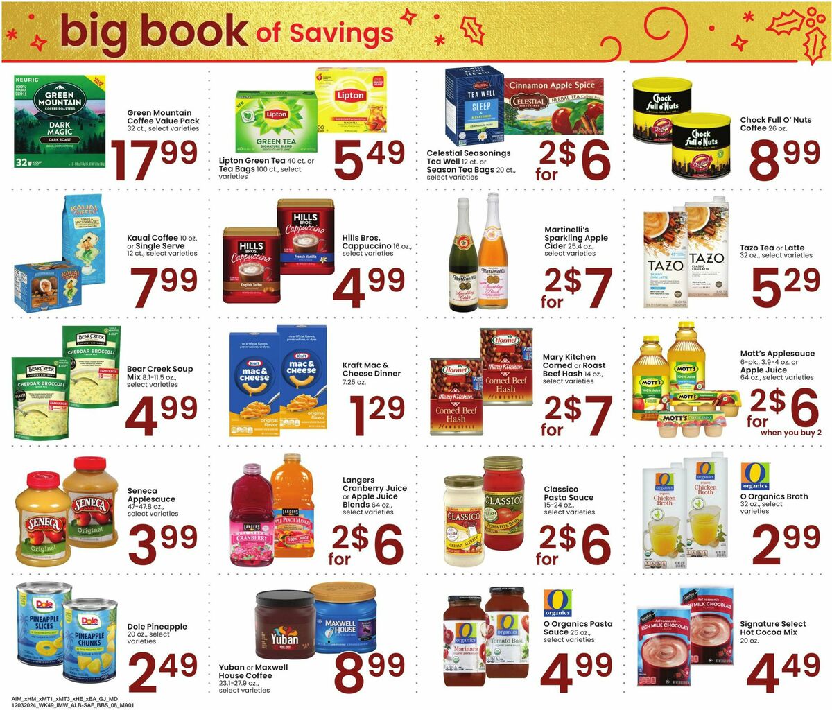 Albertsons Big Book of Savings Weekly Ad from December 3