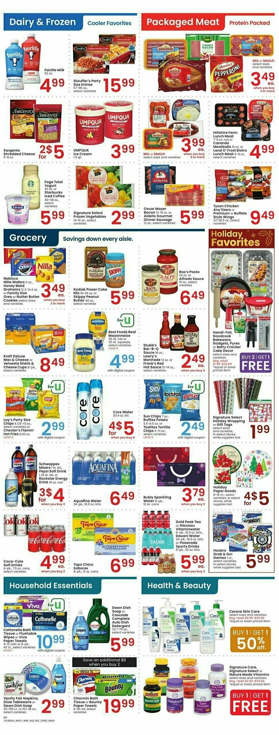 Albertsons Weekly Ad from December 18