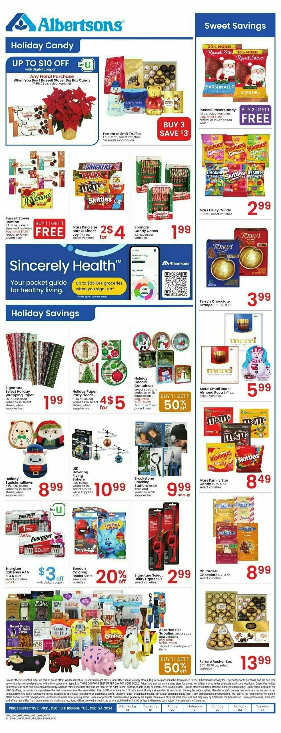 Albertsons Weekly Ad from December 18