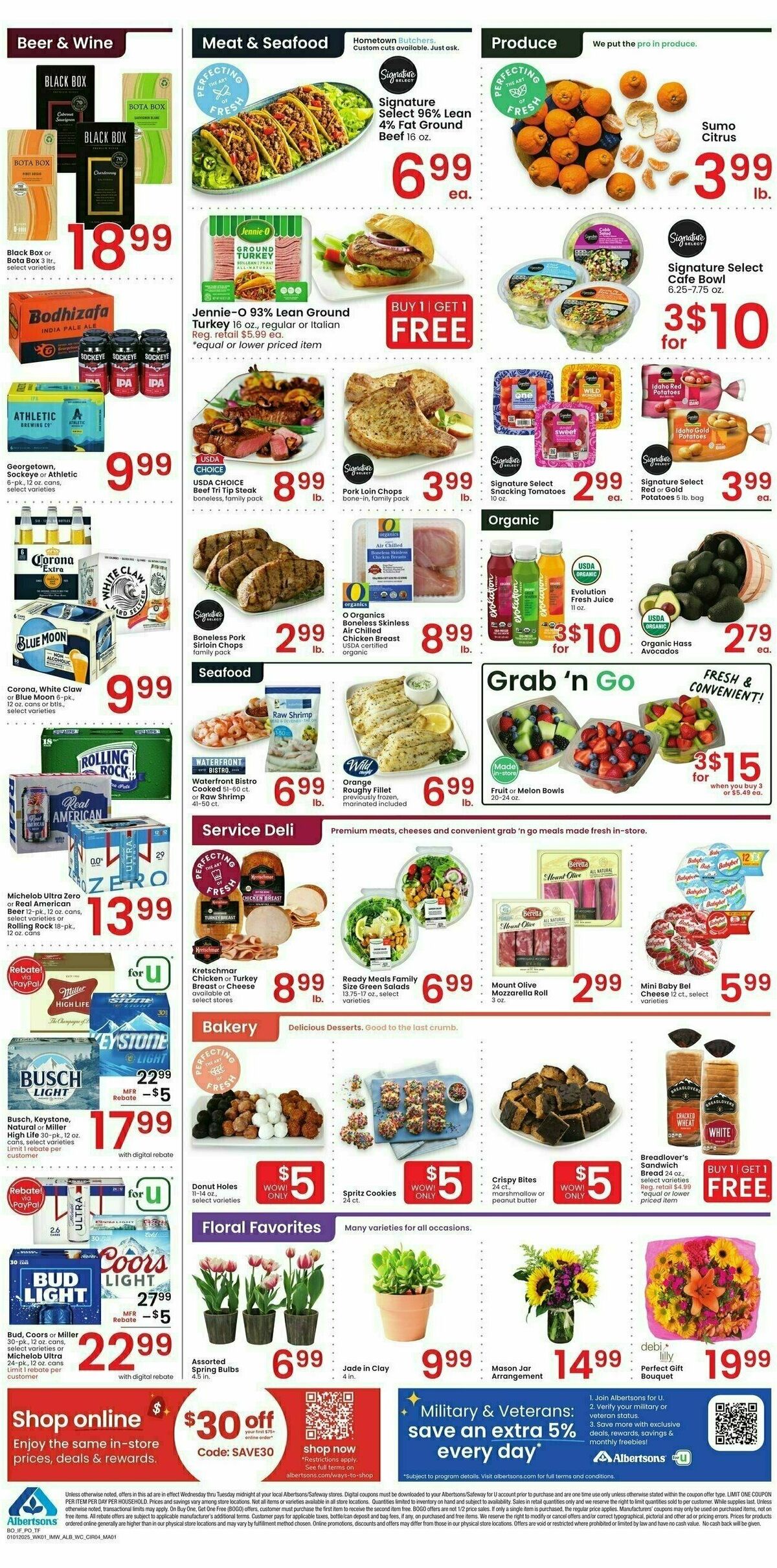 Albertsons Weekly Ad from January 1