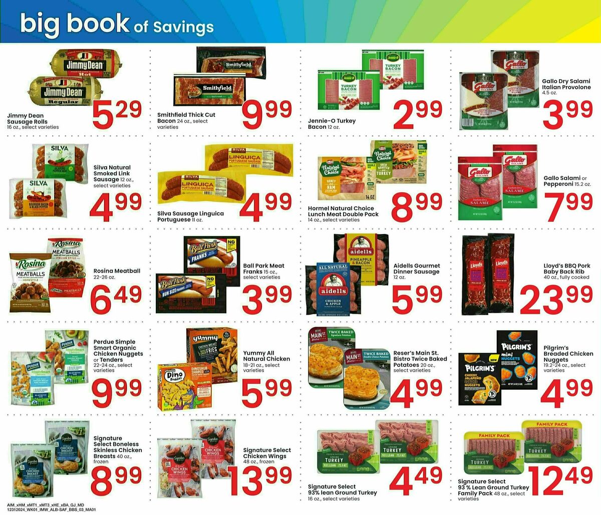 Albertsons Big Book of Savings Weekly Ad from December 31