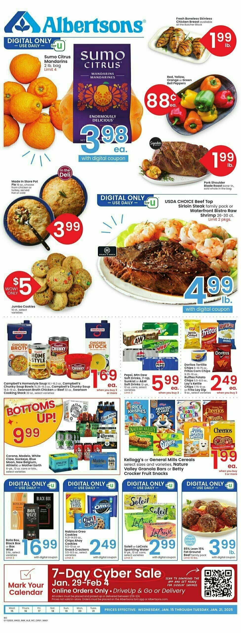 Albertsons Weekly Ad from January 15