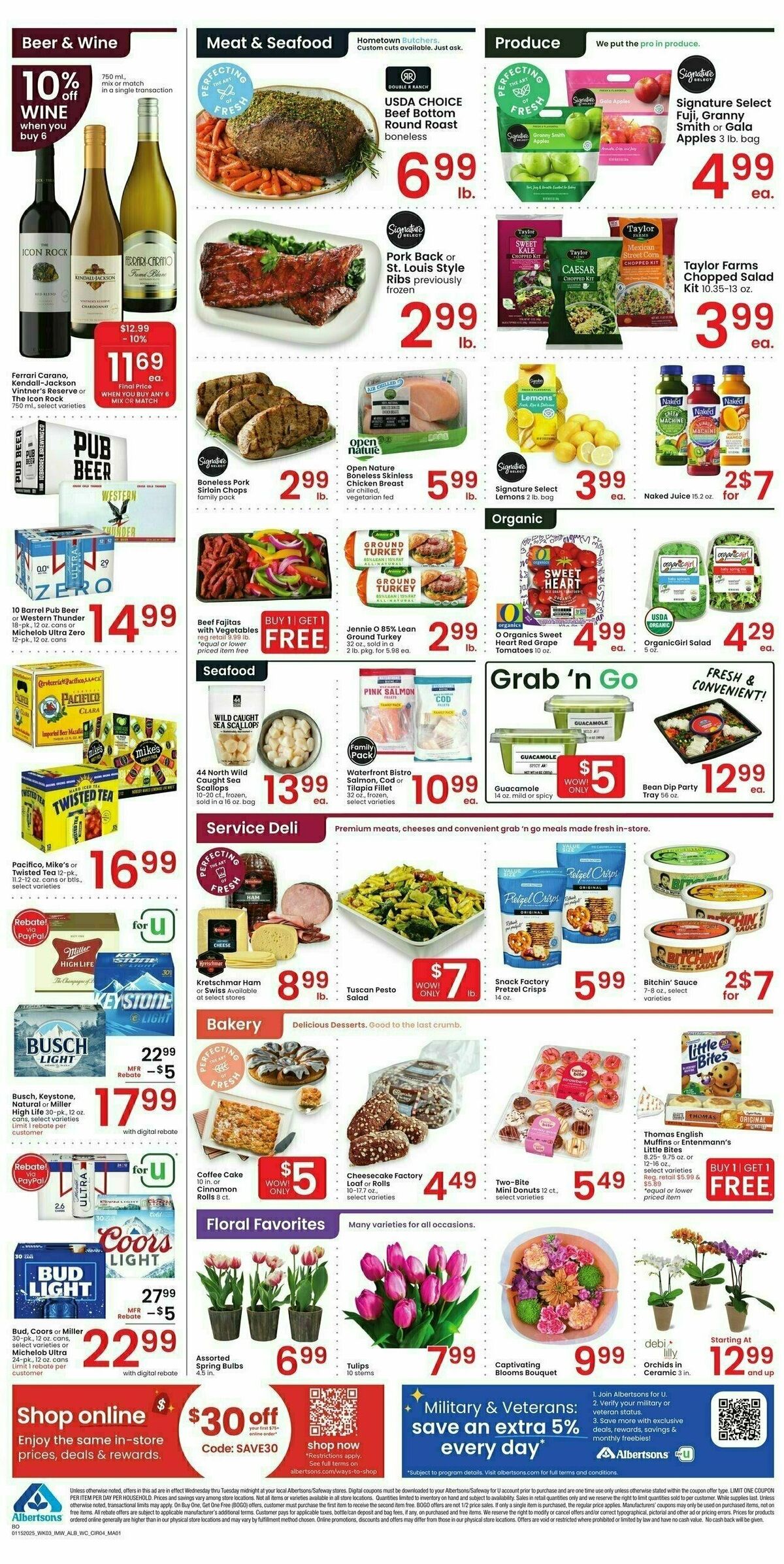 Albertsons Weekly Ad from January 15