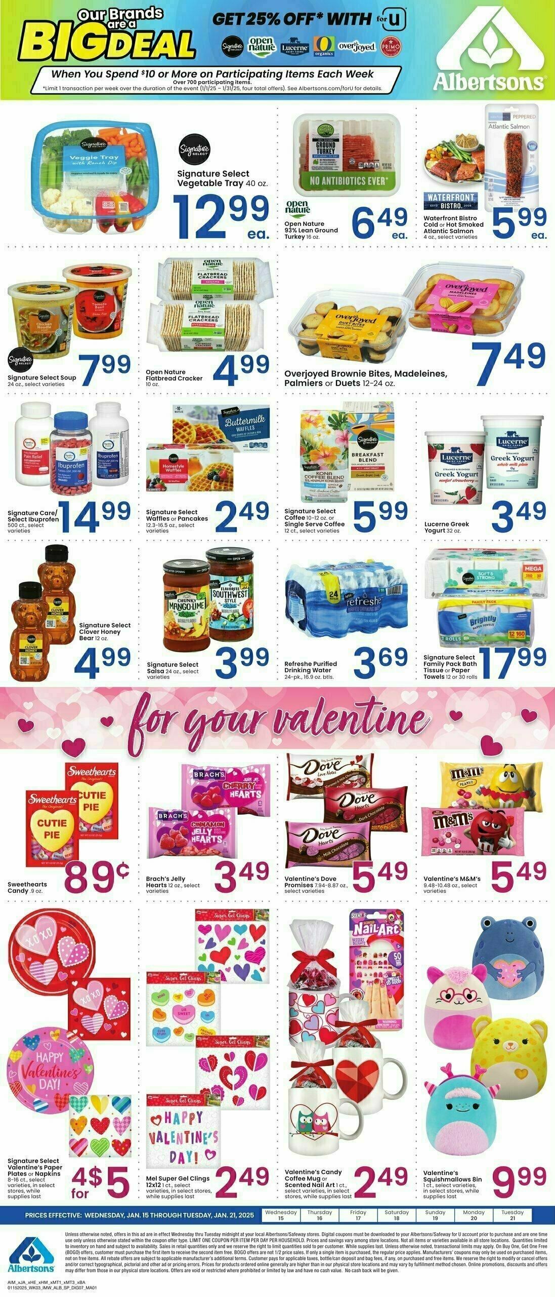 Albertsons Specialty Publication Weekly Ad from January 15