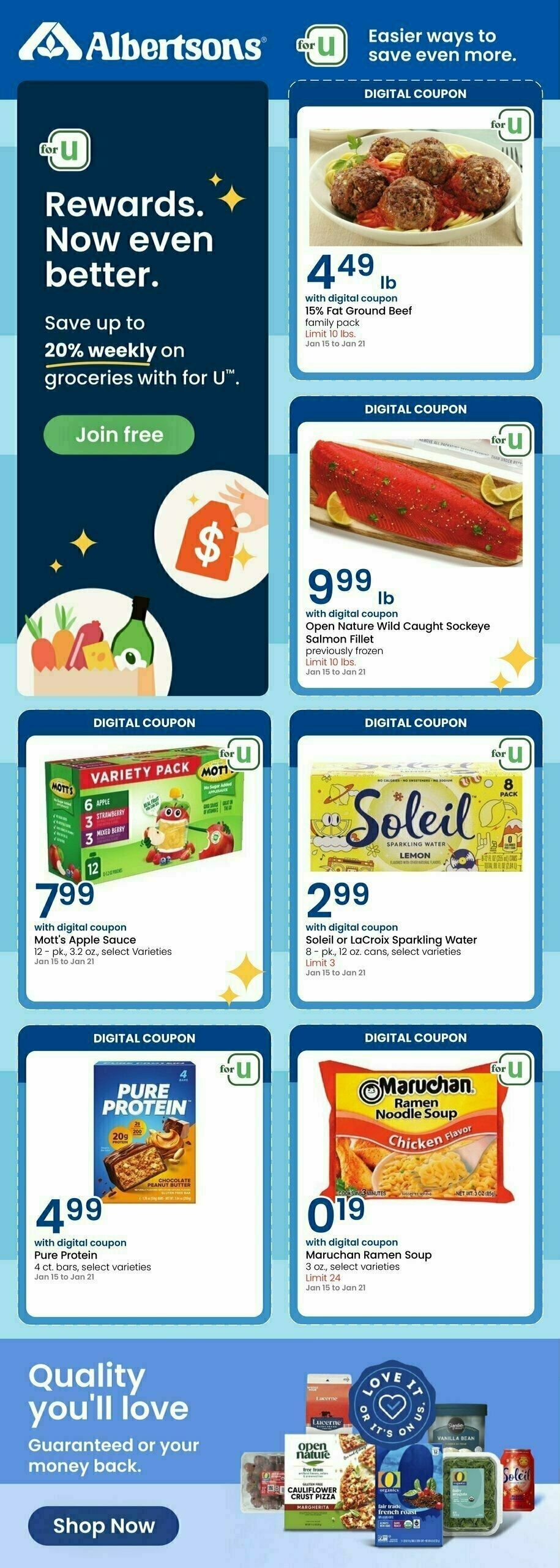 Albertsons Digital Offers Weekly Ad from January 15