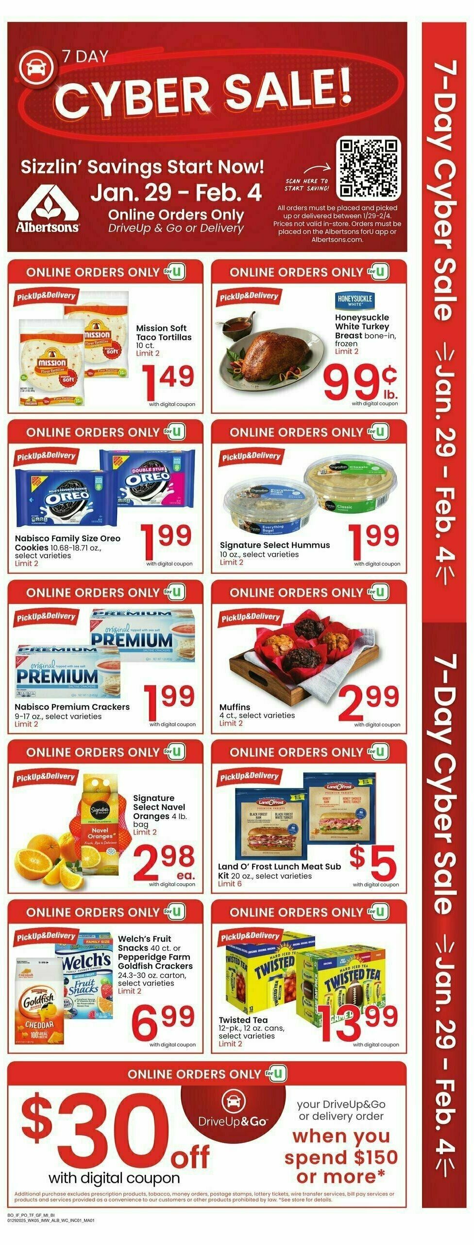 Albertsons Weekly Ad from January 29