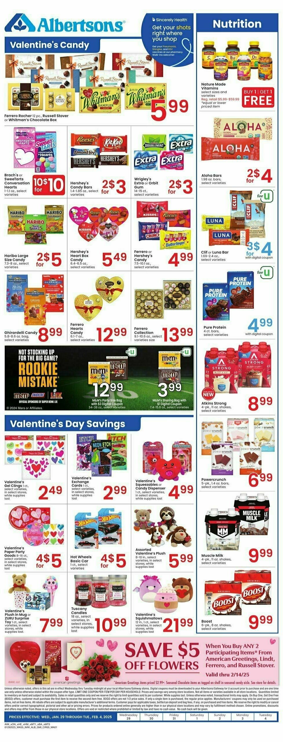 Albertsons Weekly Ad from January 29