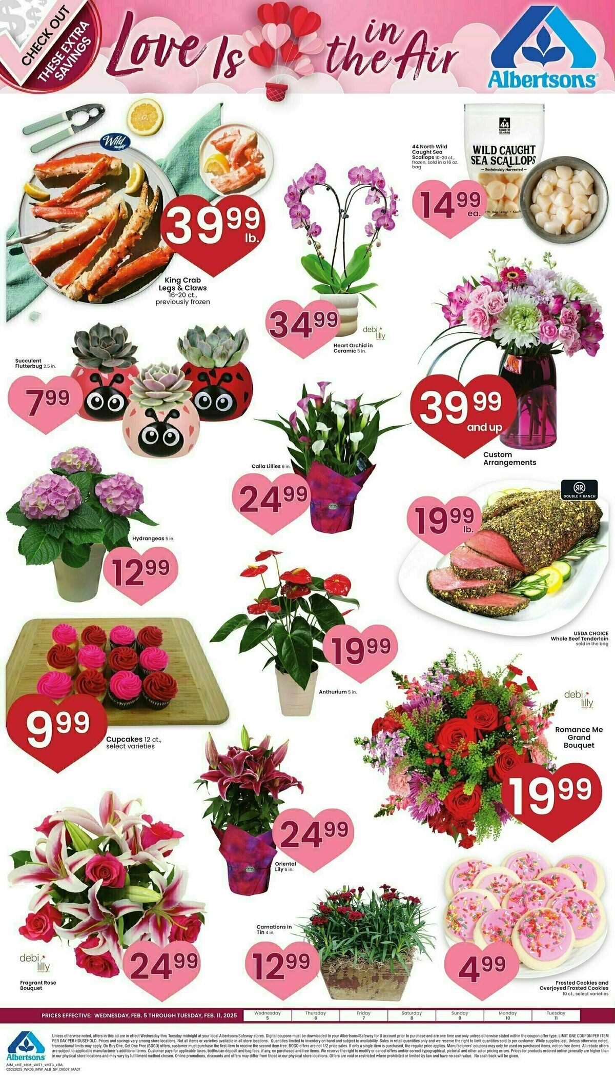 Albertsons Bonus Savings Weekly Ad from February 5