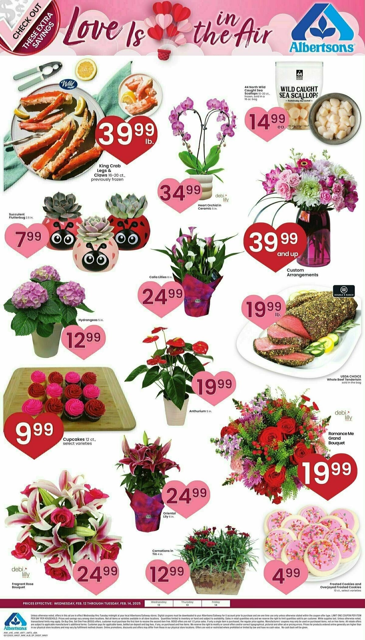Albertsons Specialty Publication Weekly Ad from February 12
