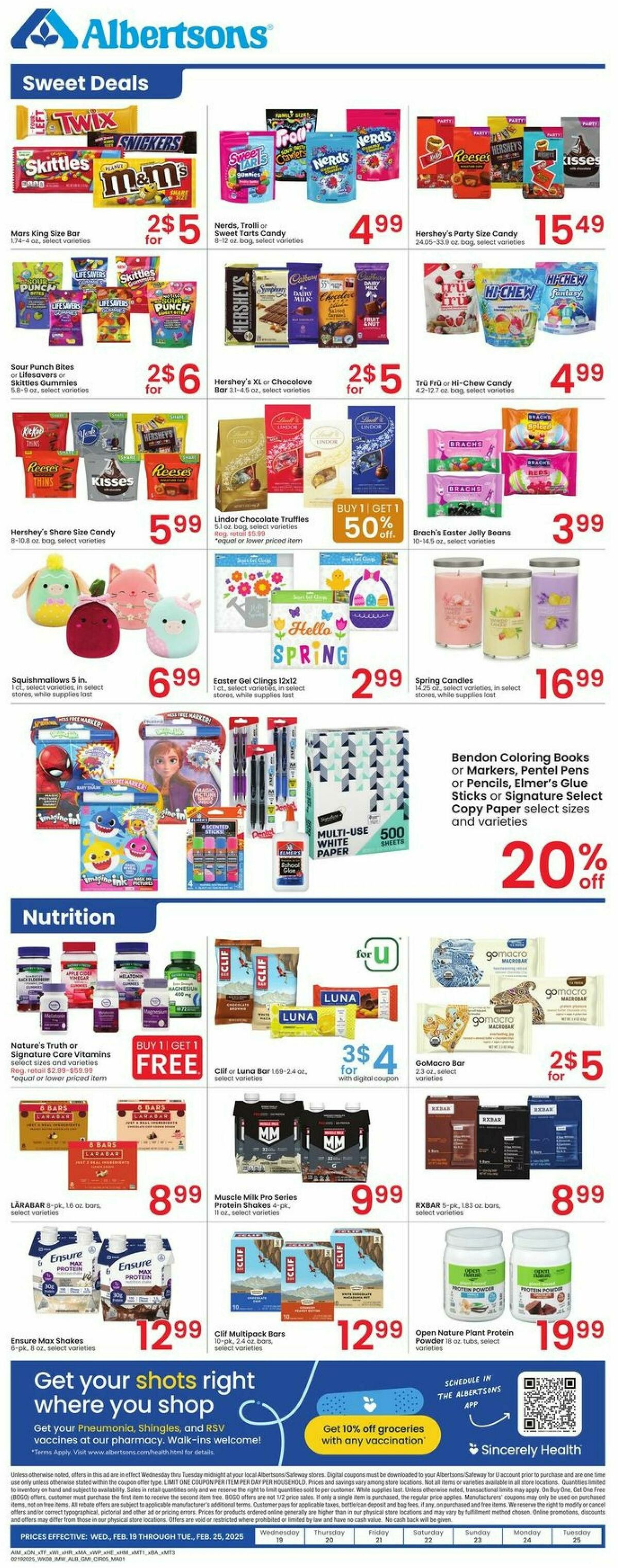 Albertsons Weekly Ad from February 19