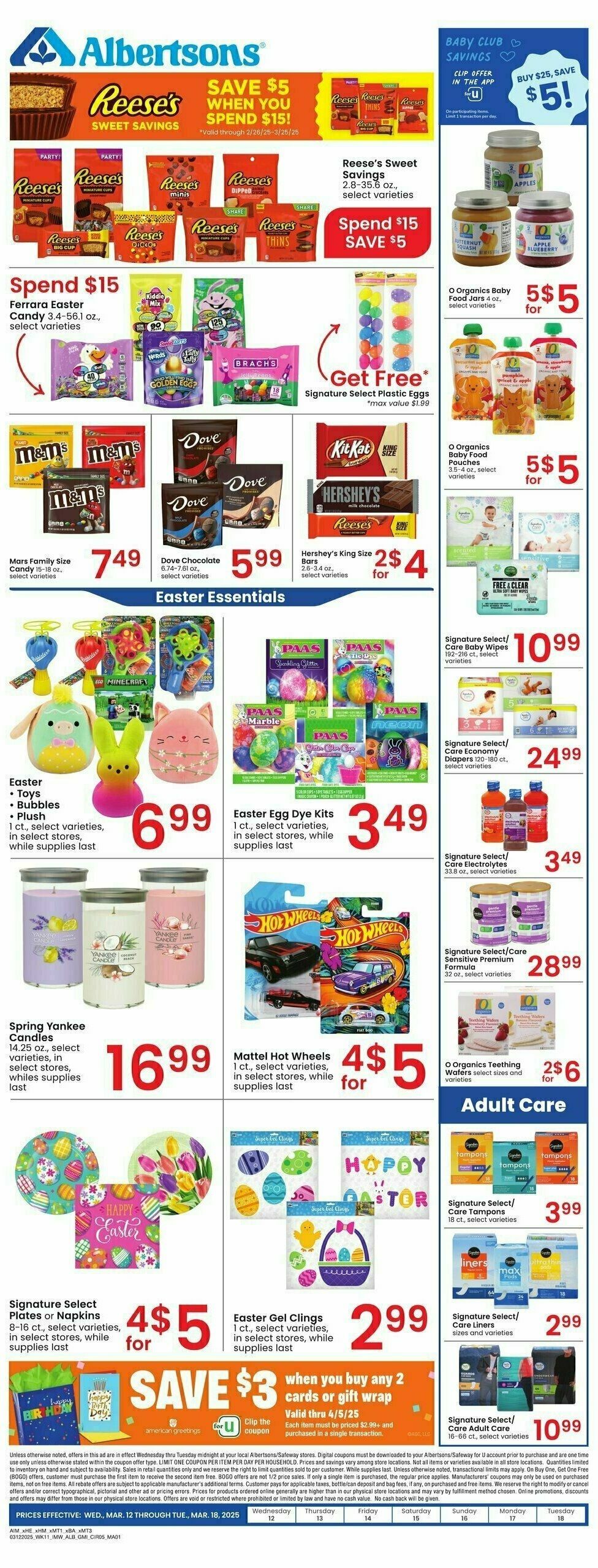 Albertsons Weekly Ad from March 12