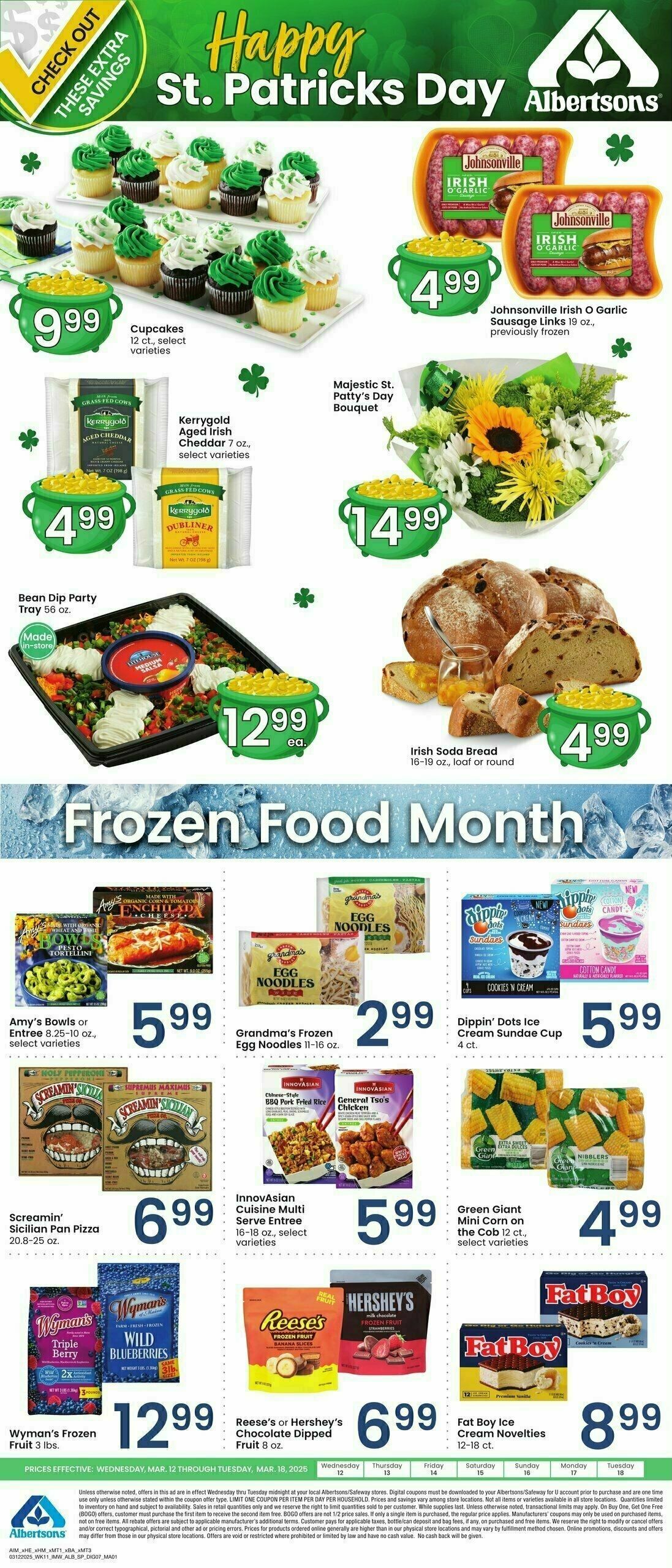 Albertsons Specialty Publication Weekly Ad from March 12