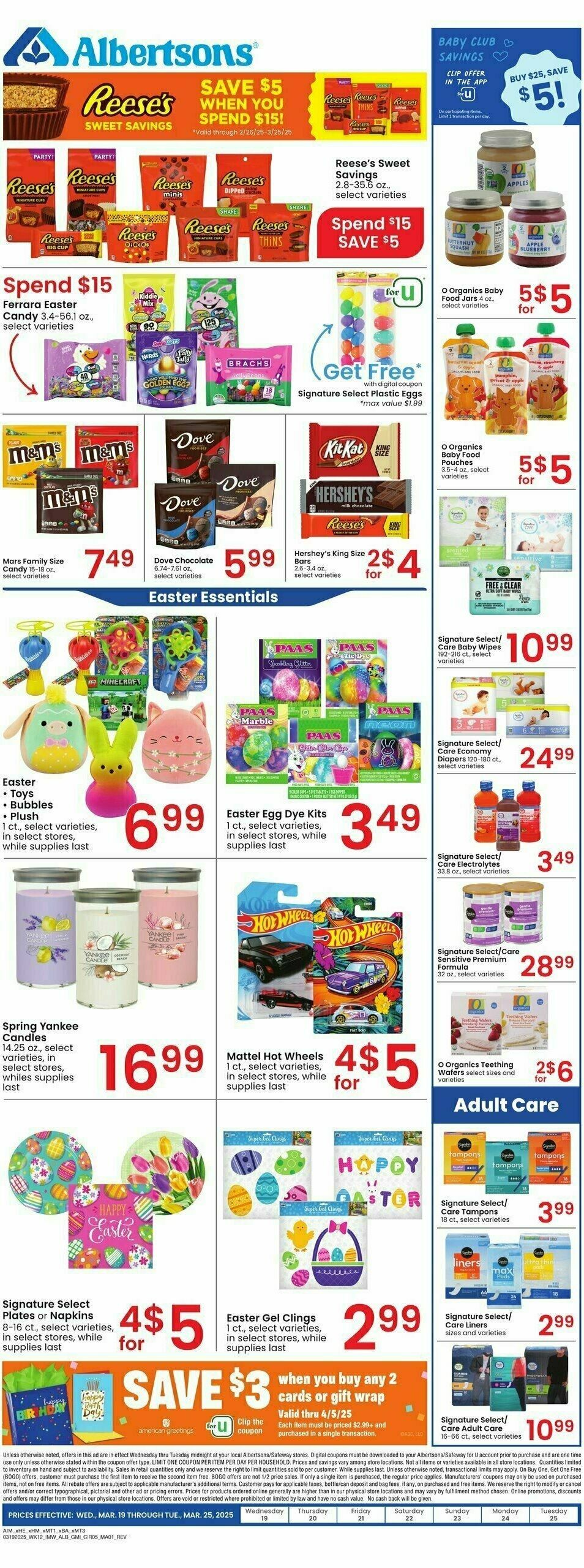 Albertsons Weekly Ad from March 19