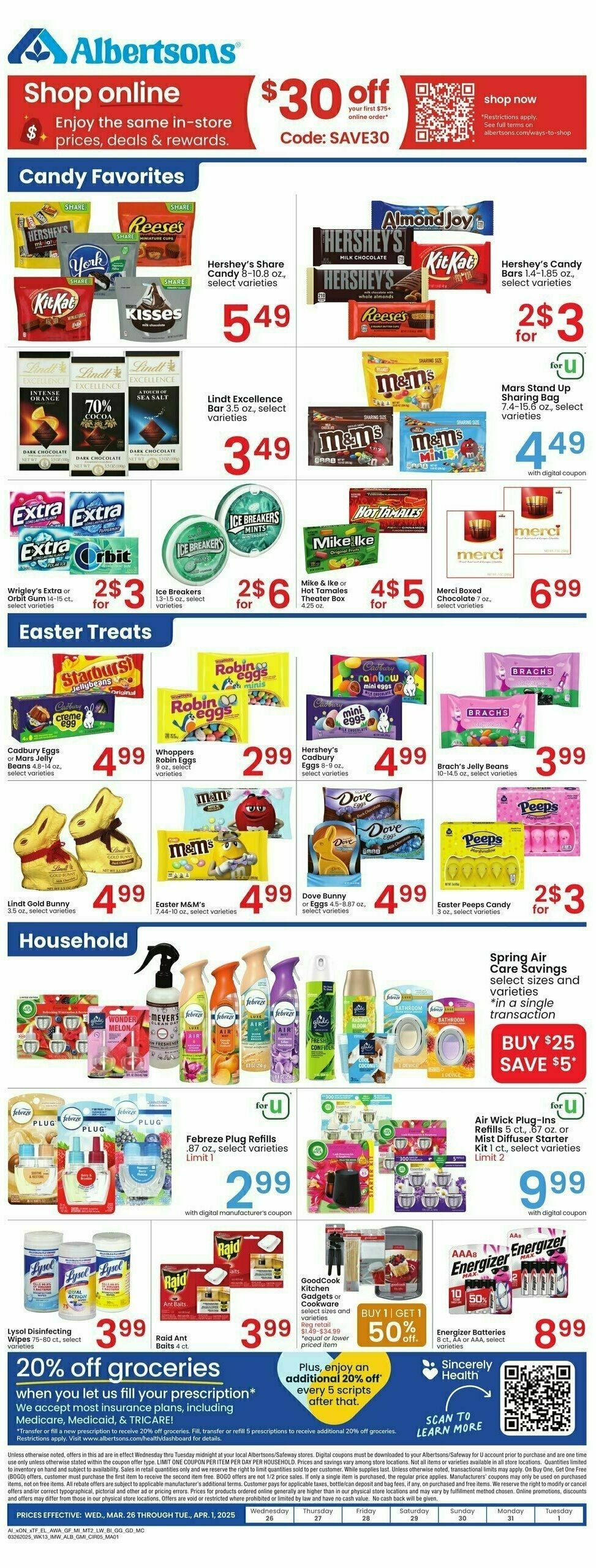 Albertsons Weekly Ad from March 26
