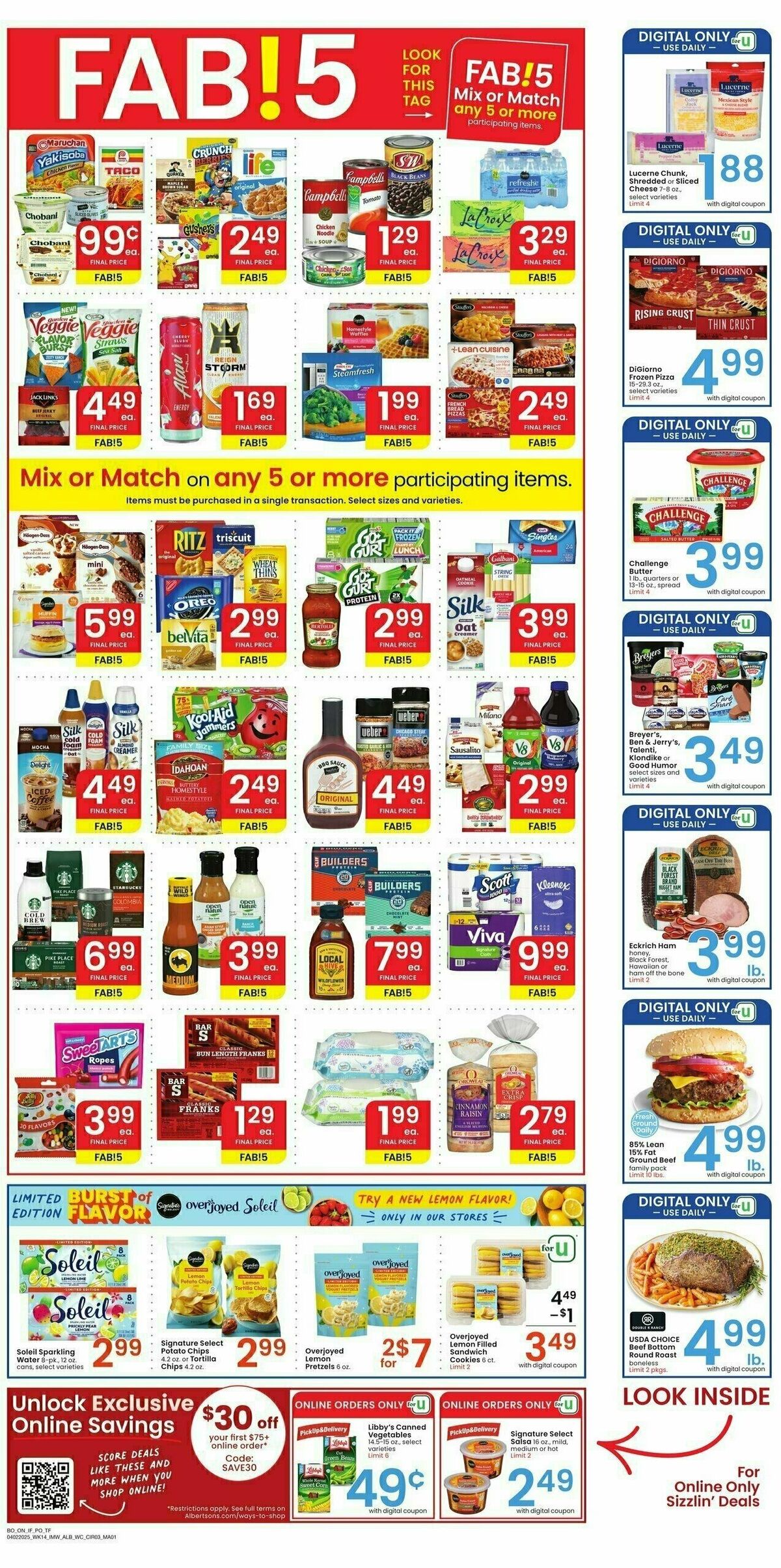 Albertsons Weekly Ad from April 2