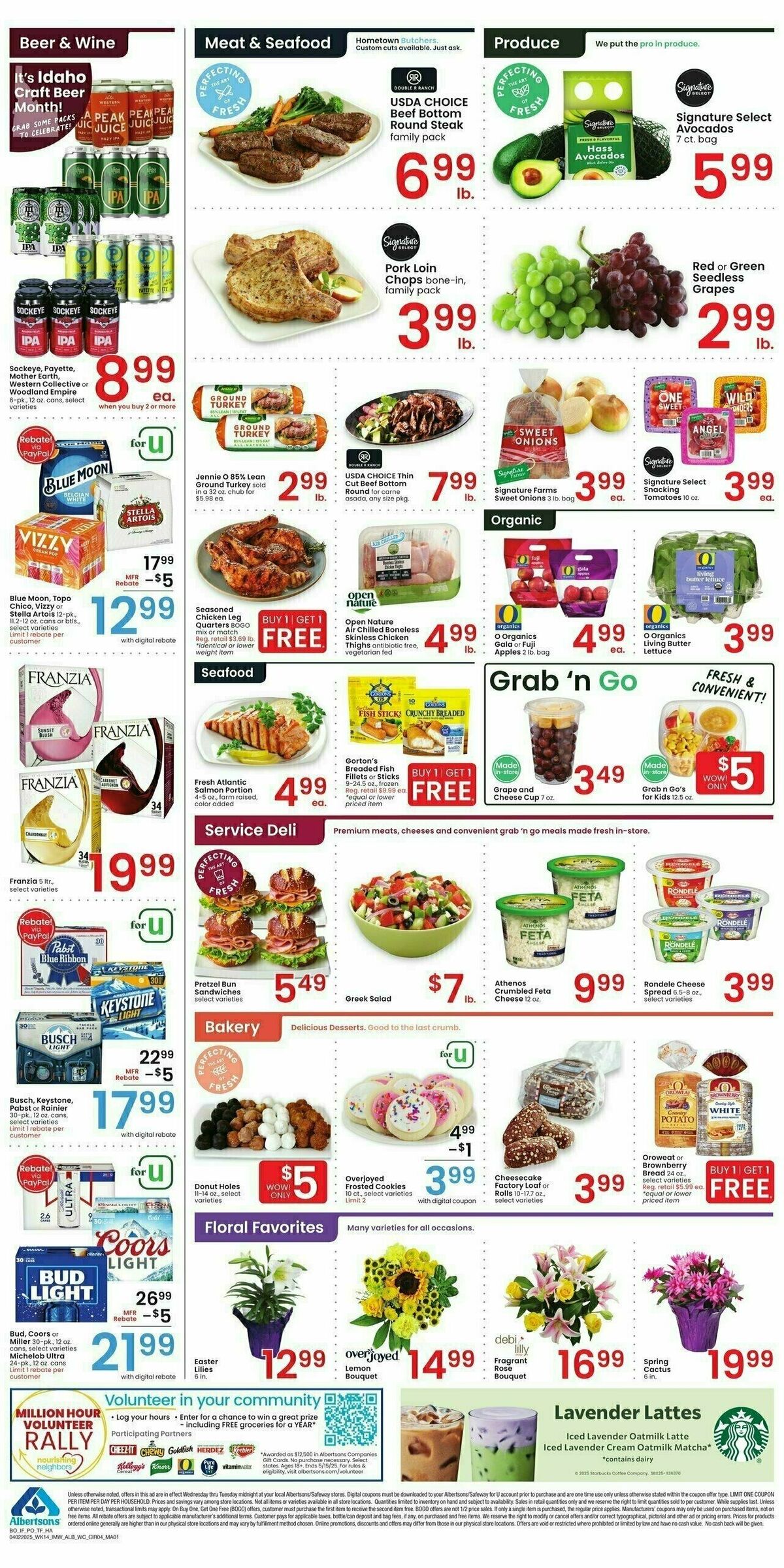 Albertsons Weekly Ad from April 2