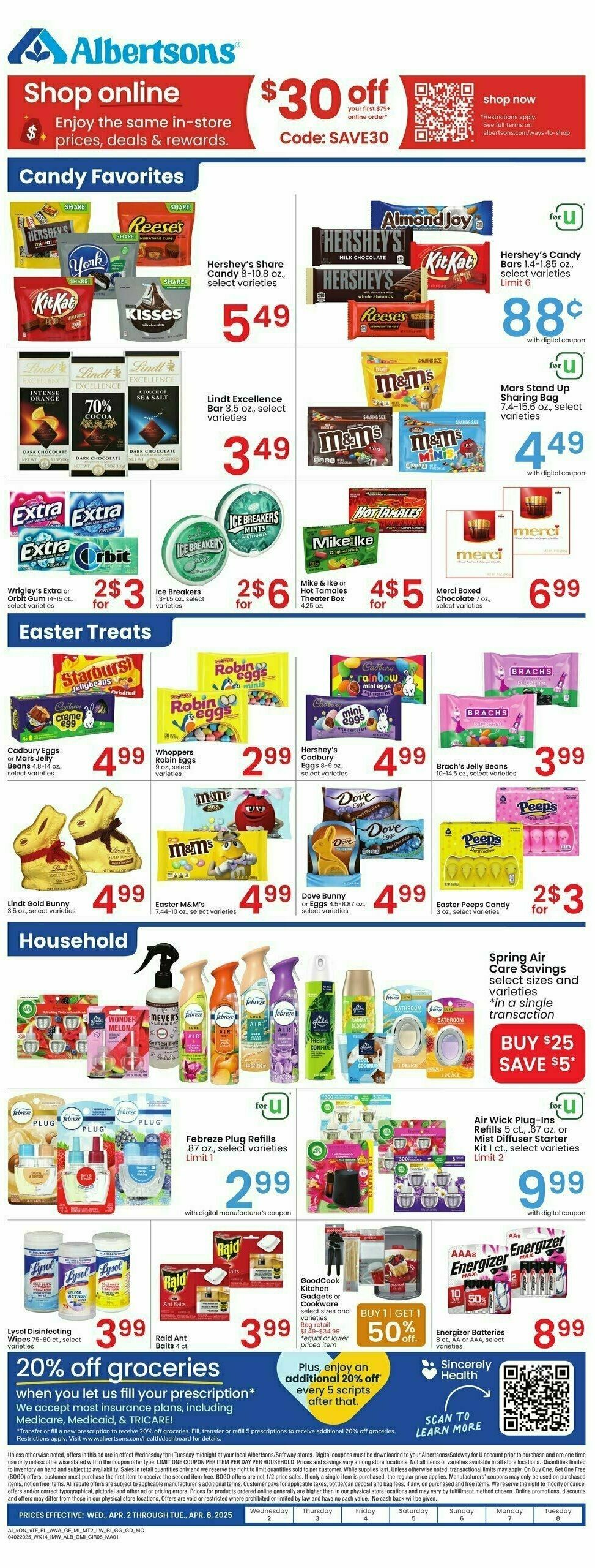 Albertsons Weekly Ad from April 2