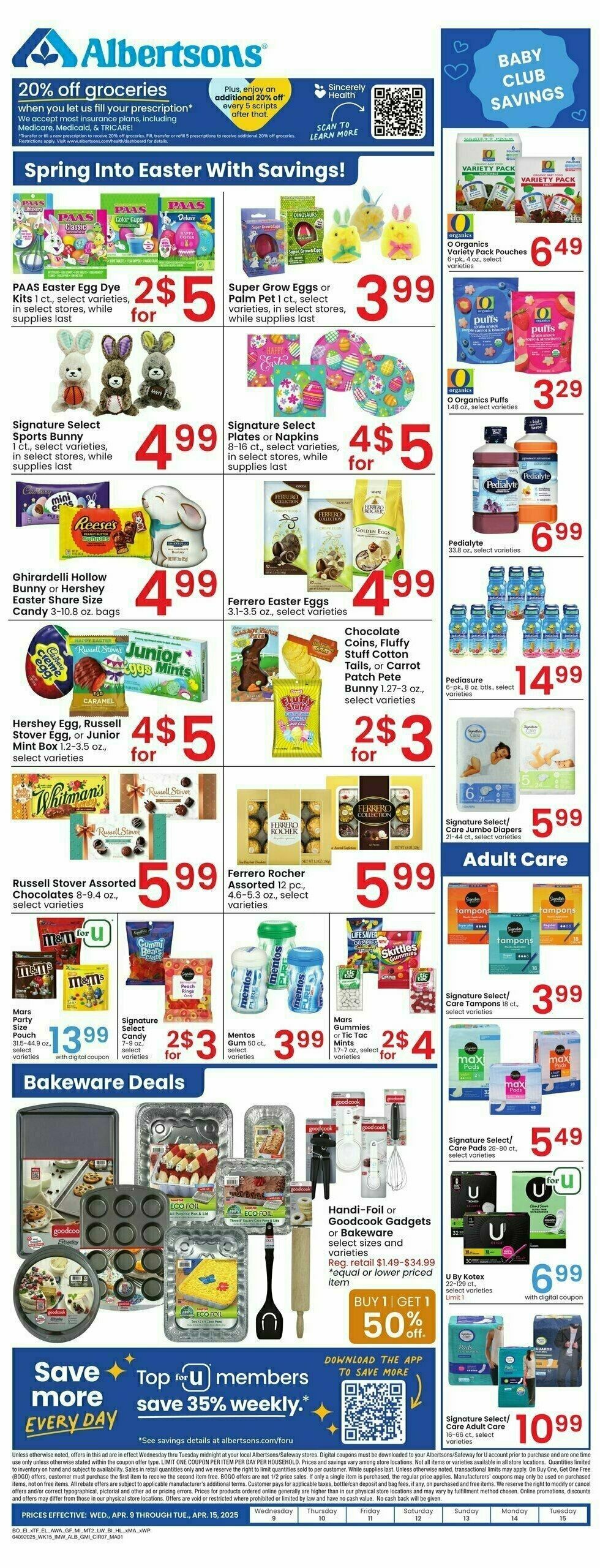 Albertsons Weekly Ad from April 9