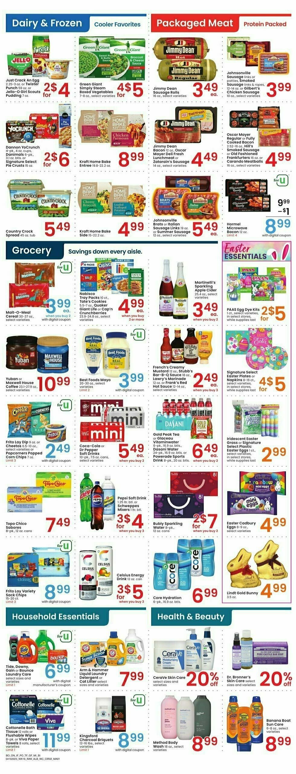 Albertsons Weekly Ad from April 16