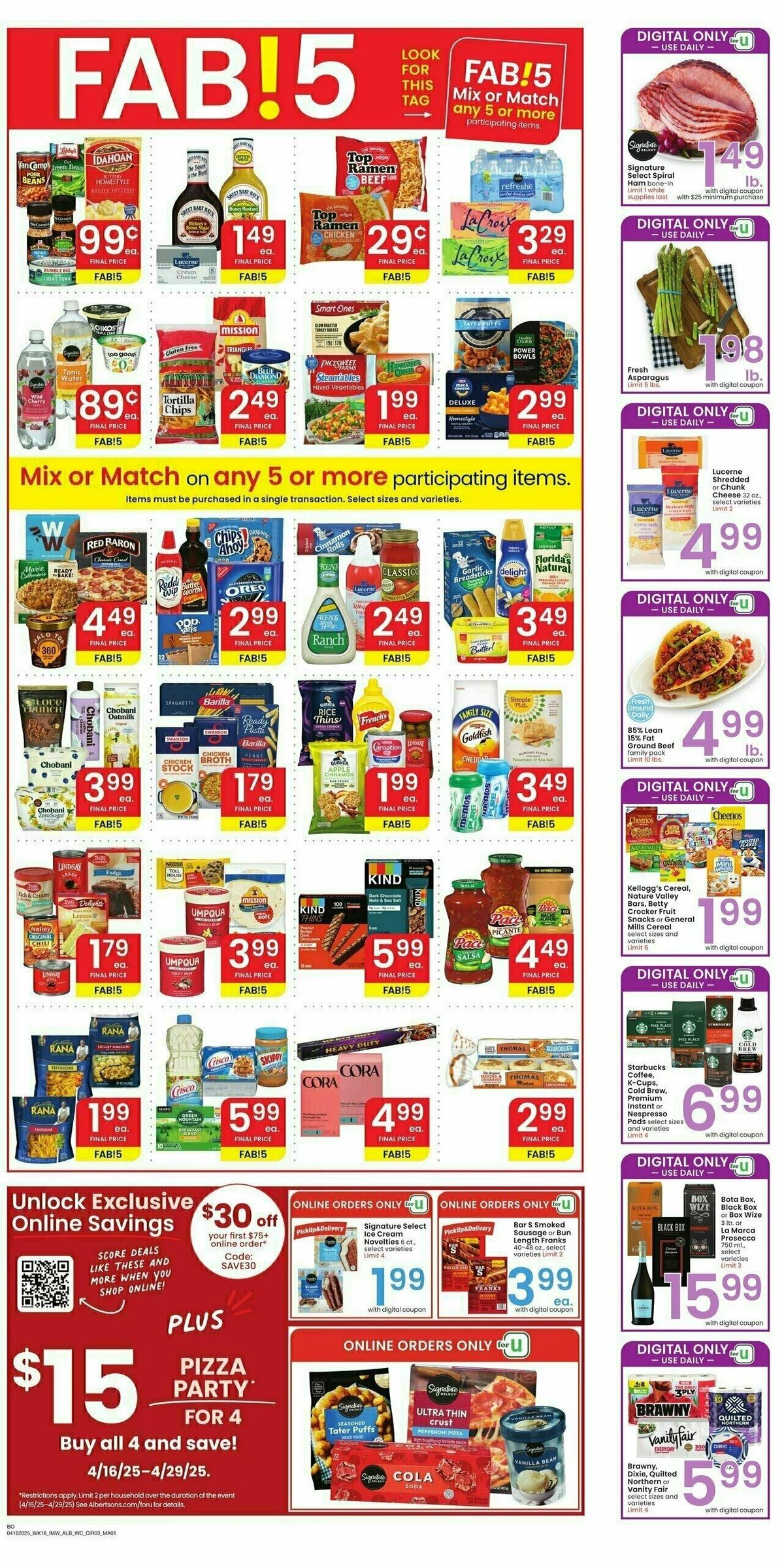 Albertsons Weekly Ad from April 16