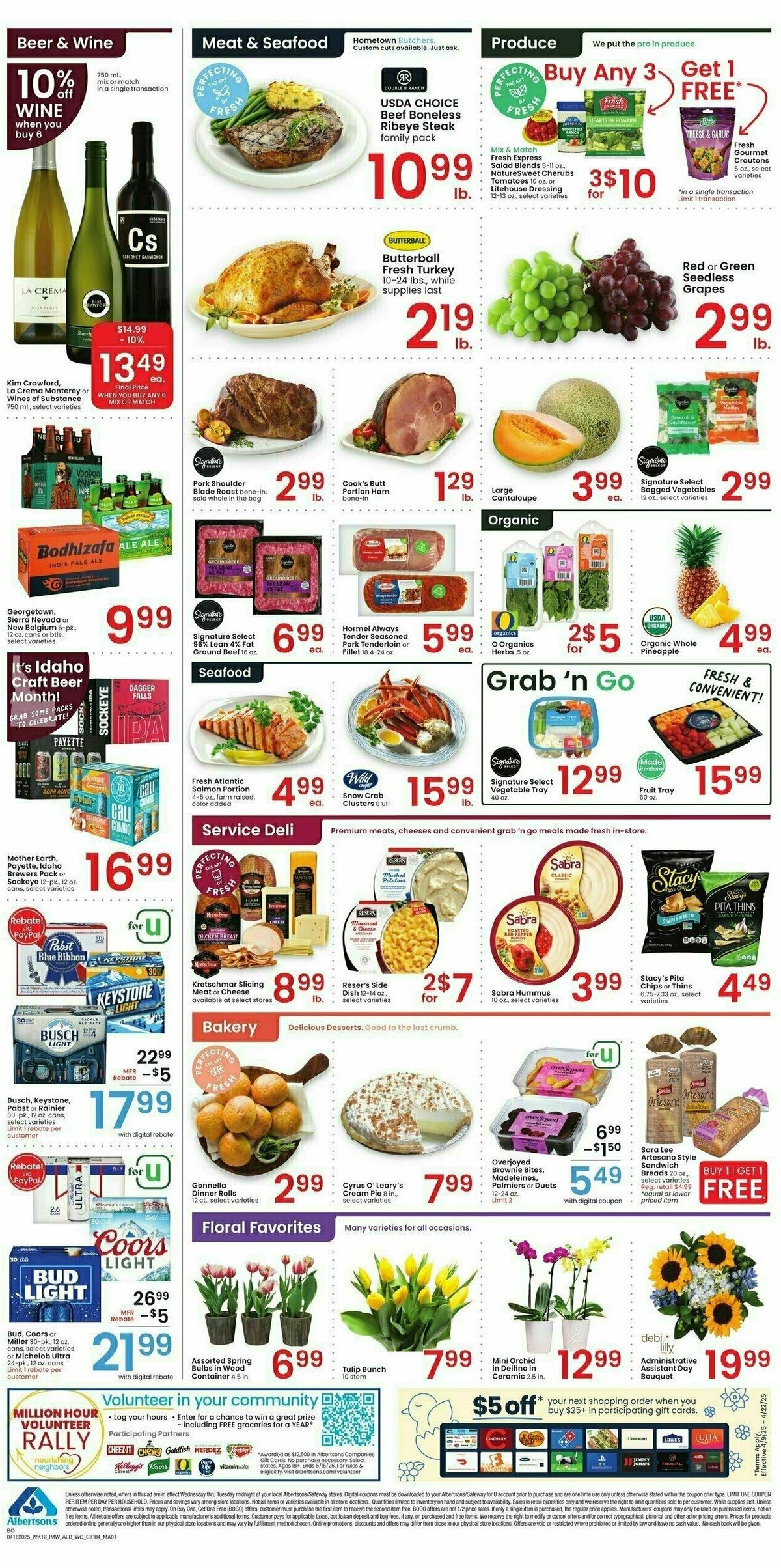 Albertsons Weekly Ad from April 16