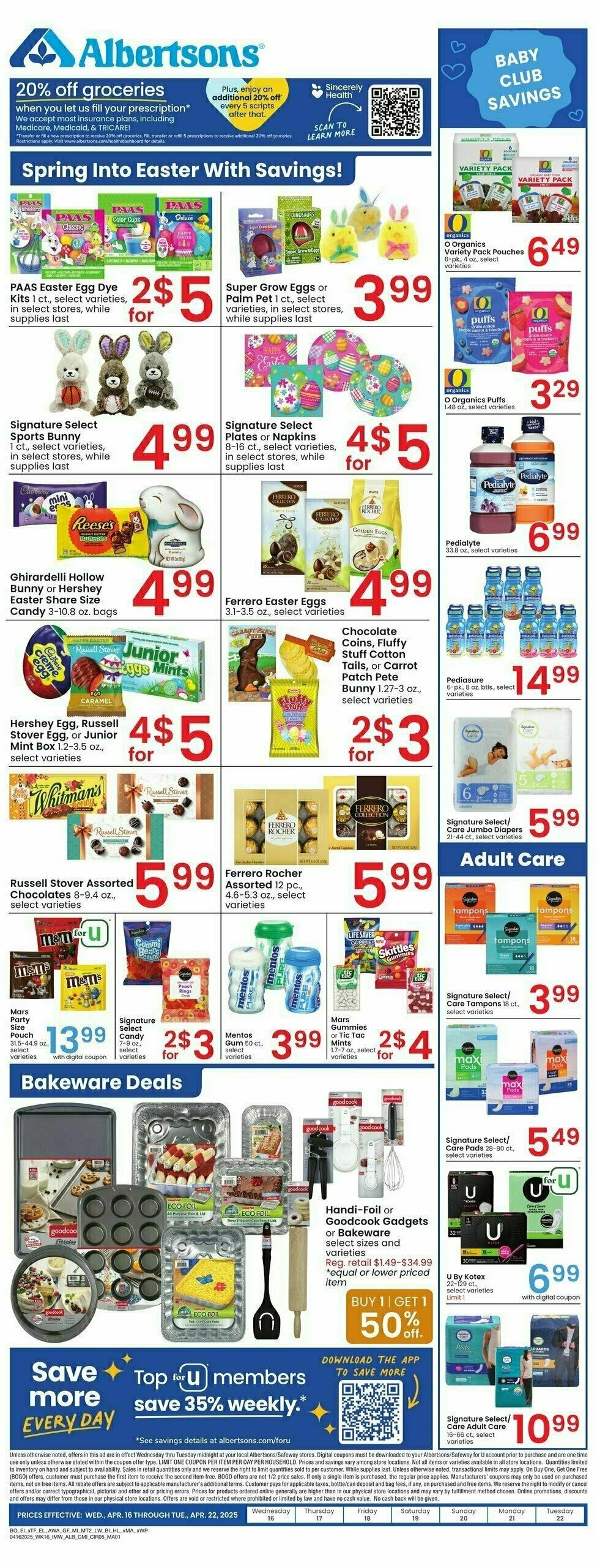 Albertsons Weekly Ad from April 16