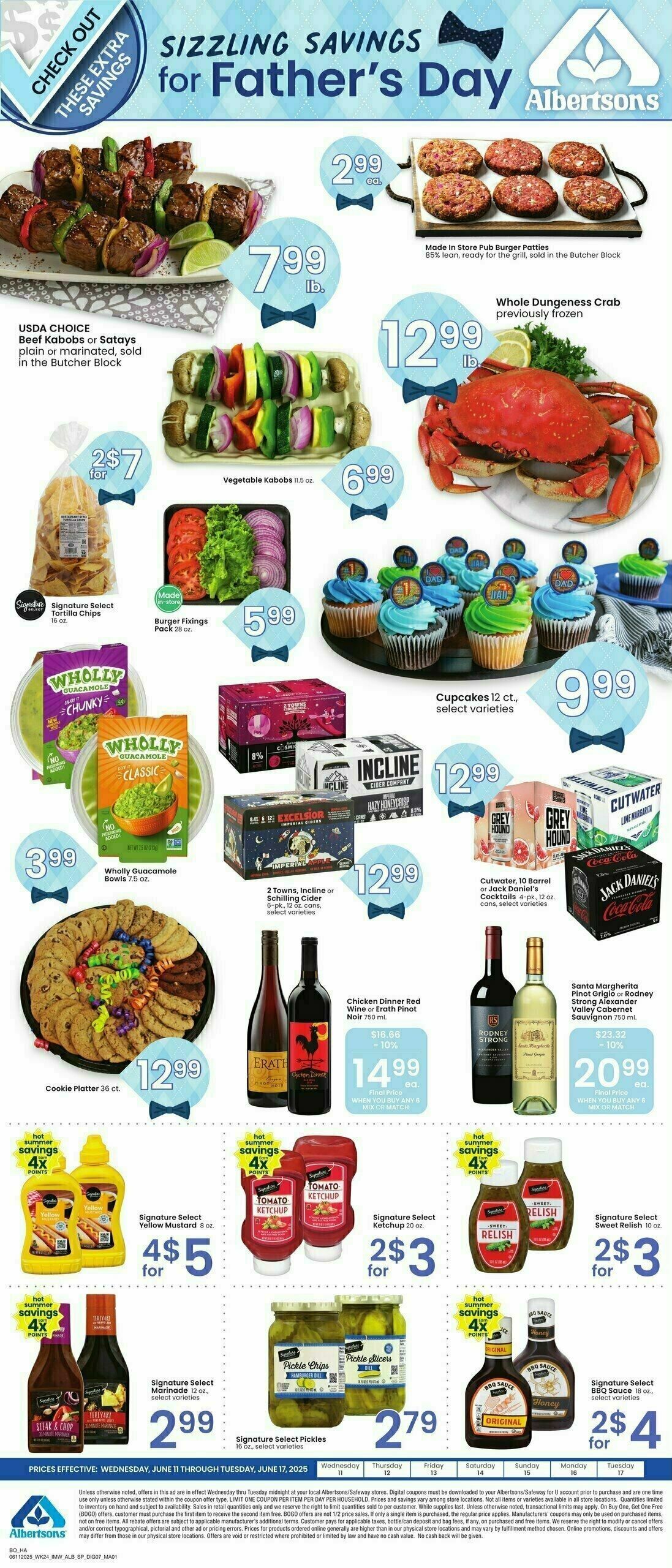 Albertsons Specialty Publication Weekly Ad from June 11