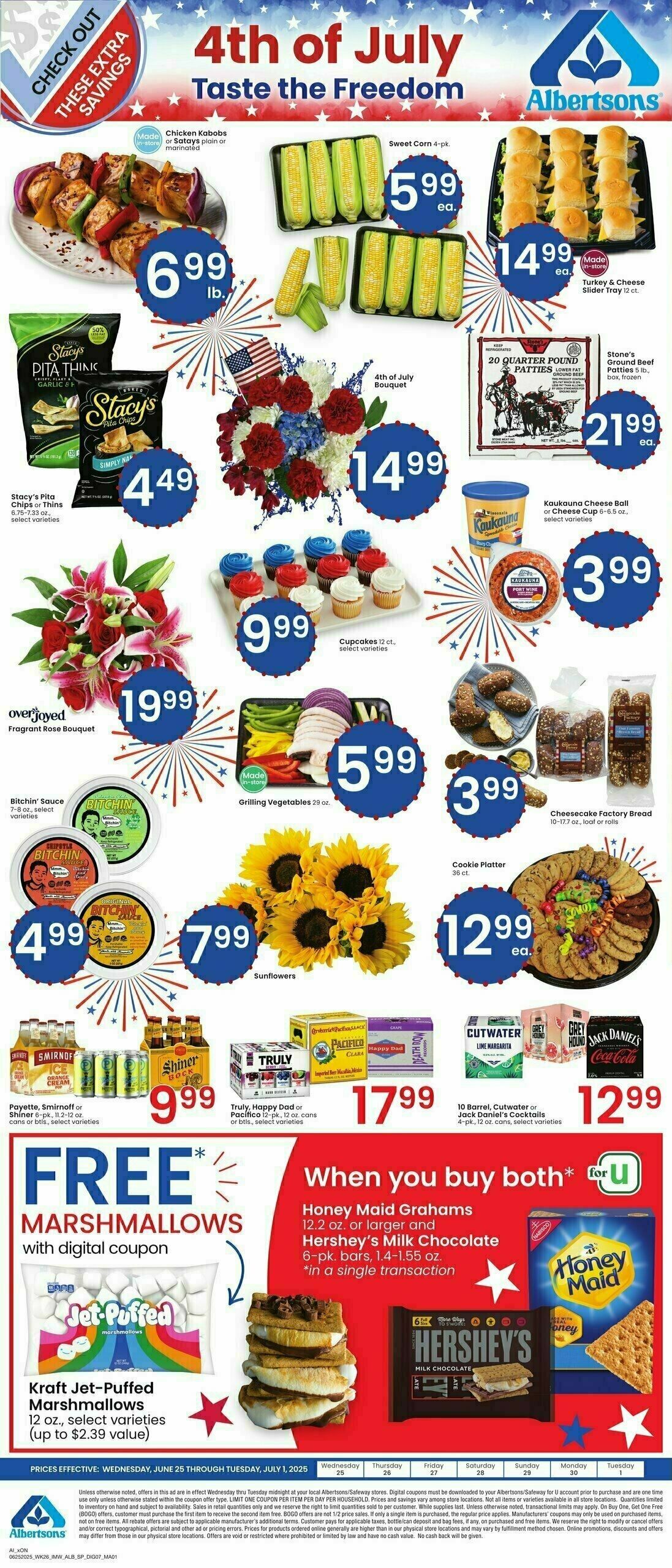 Albertsons Specialty Publication Weekly Ad from June 25