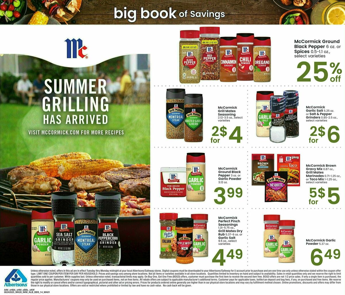 Albertsons Big Book of Savings Weekly Ad from June 24