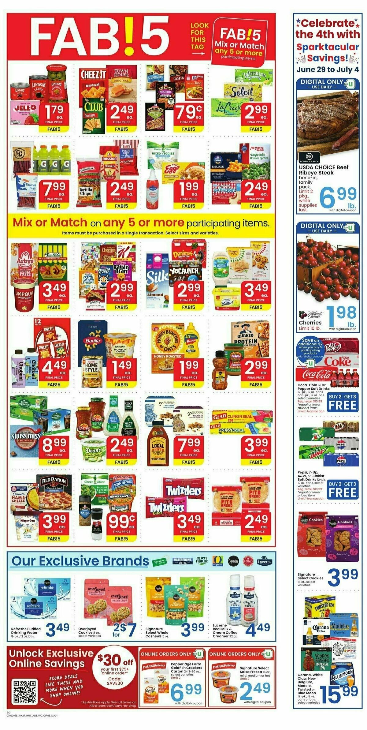 Albertsons Weekly Ad from July 2