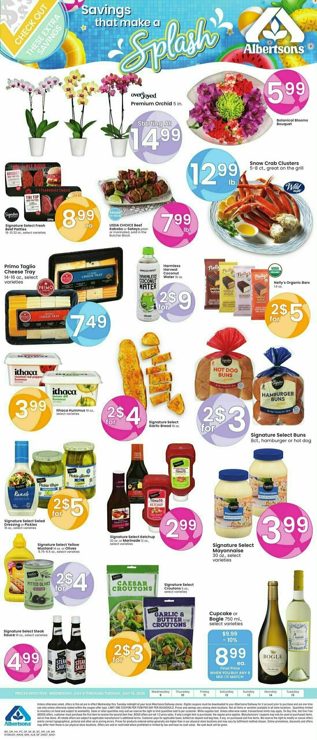 Albertsons Specialty Publication Weekly Ad from July 9