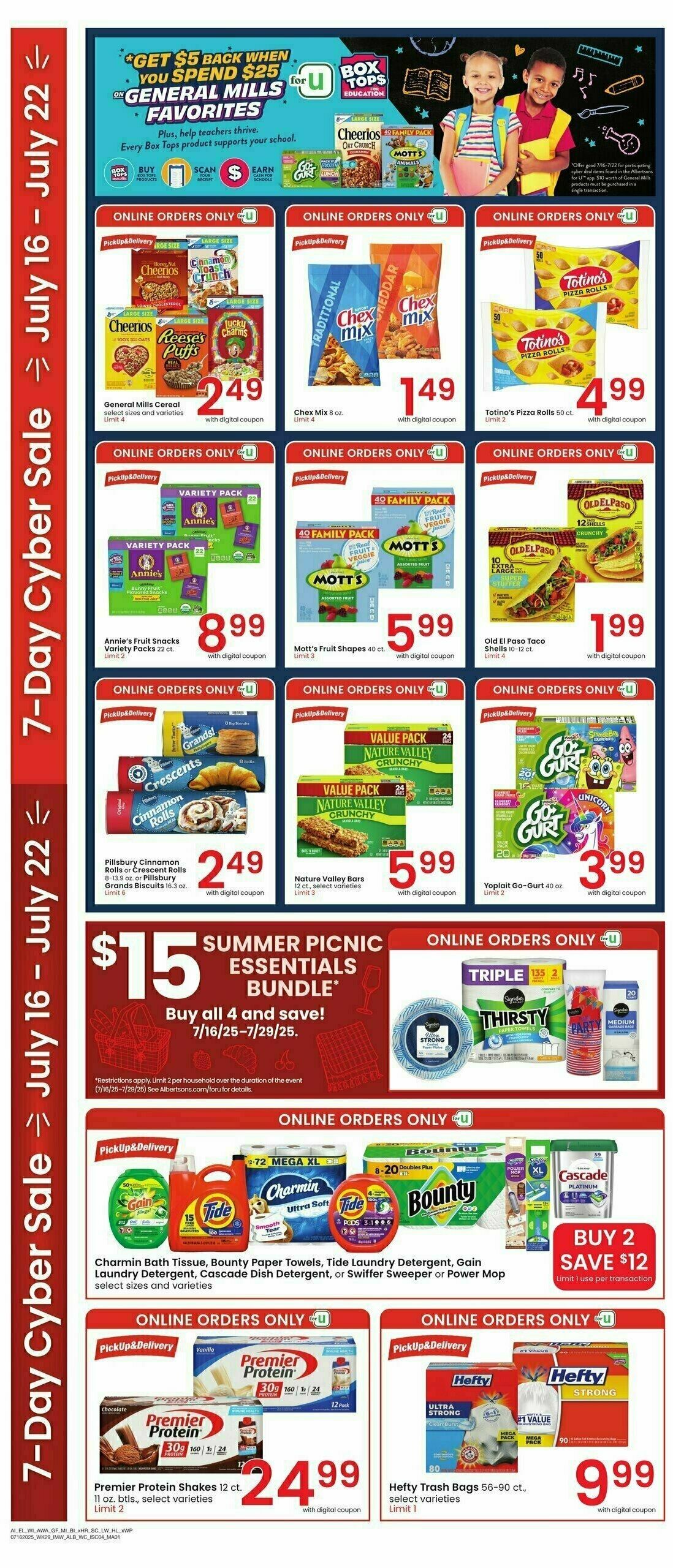 Albertsons Weekly Ad from July 16
