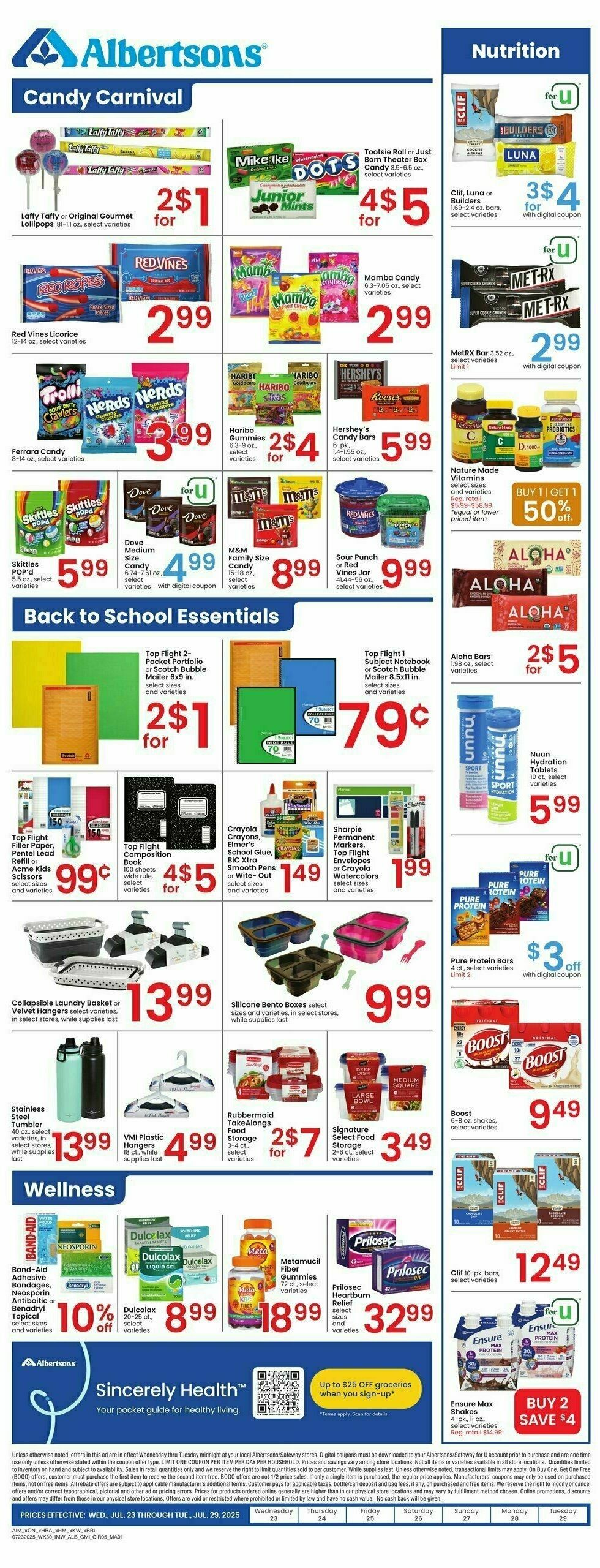 Albertsons Weekly Ad from July 23