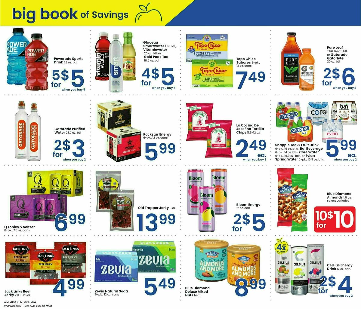 Albertsons Big Book of Savings Weekly Ad from July 29