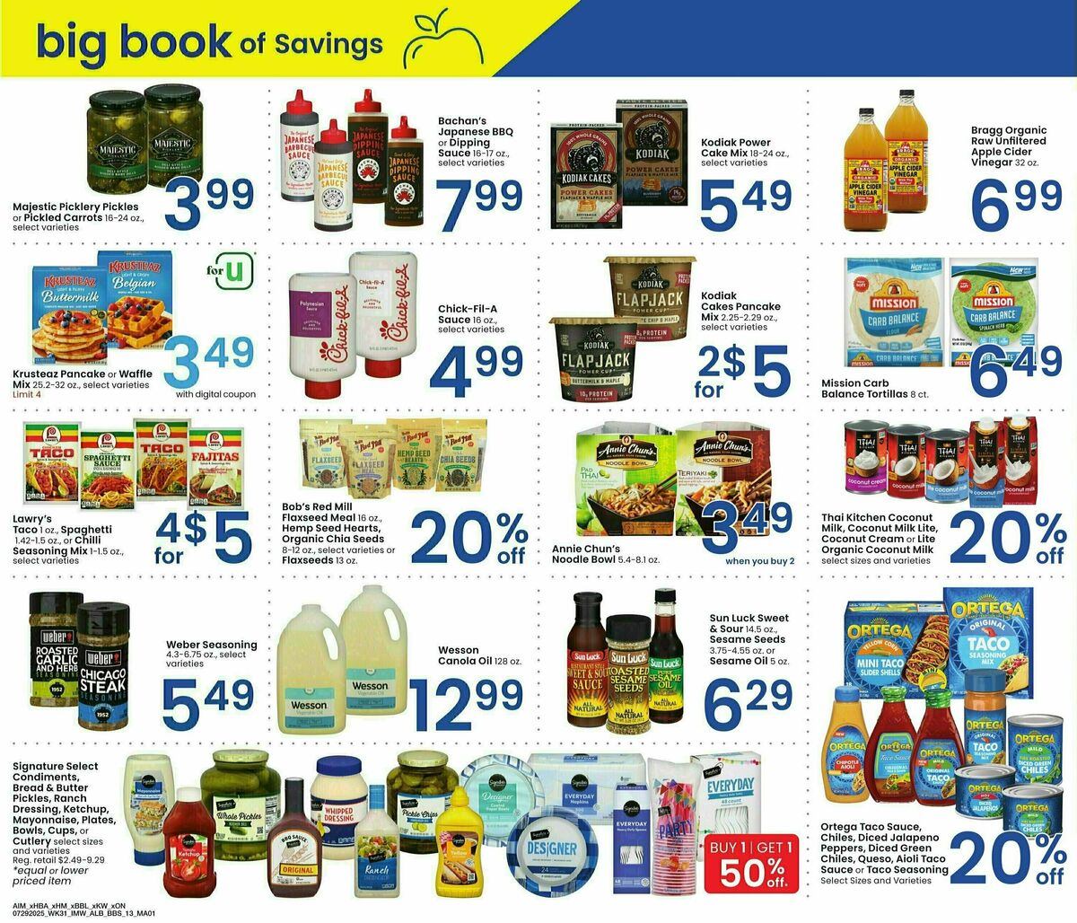 Albertsons Big Book of Savings Weekly Ad from July 29