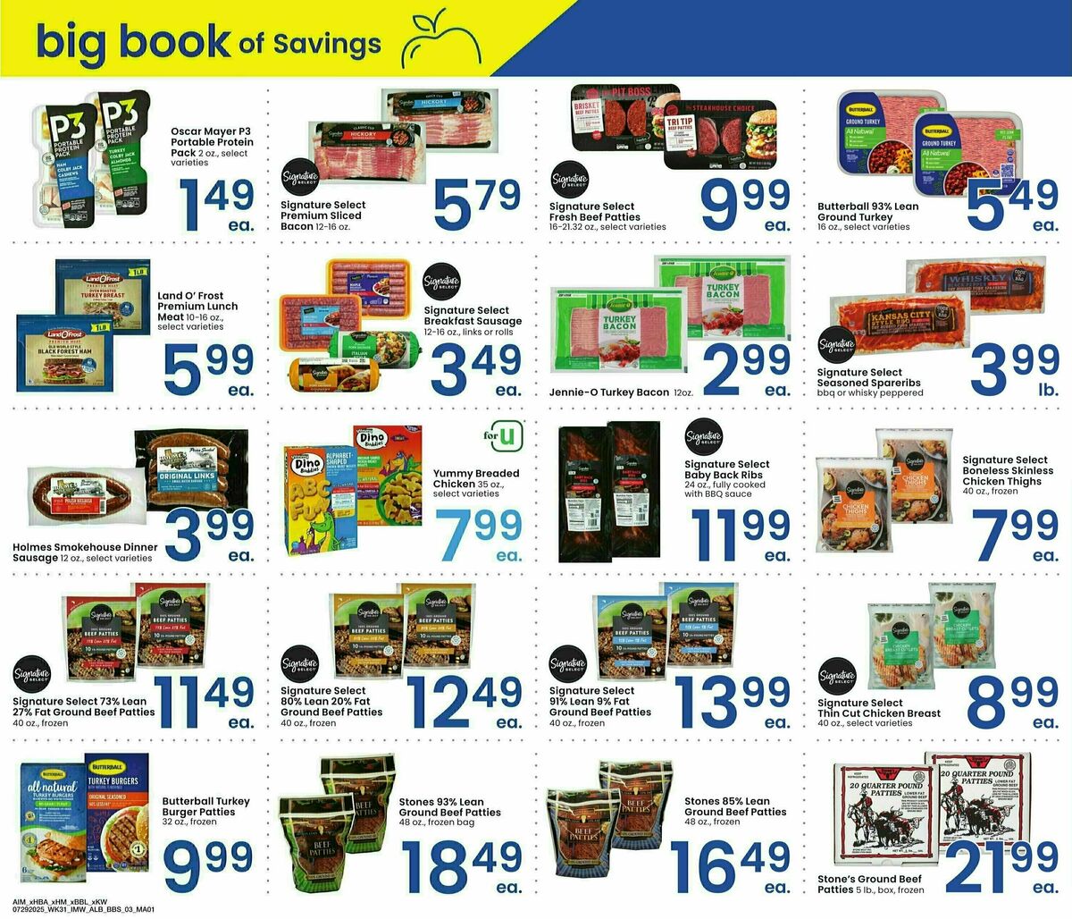 Albertsons Big Book of Savings Weekly Ad from July 29
