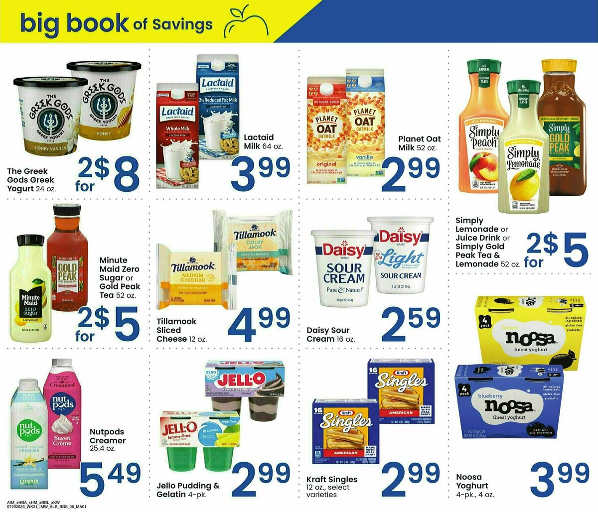 Albertsons Big Book of Savings Weekly Ad from July 29
