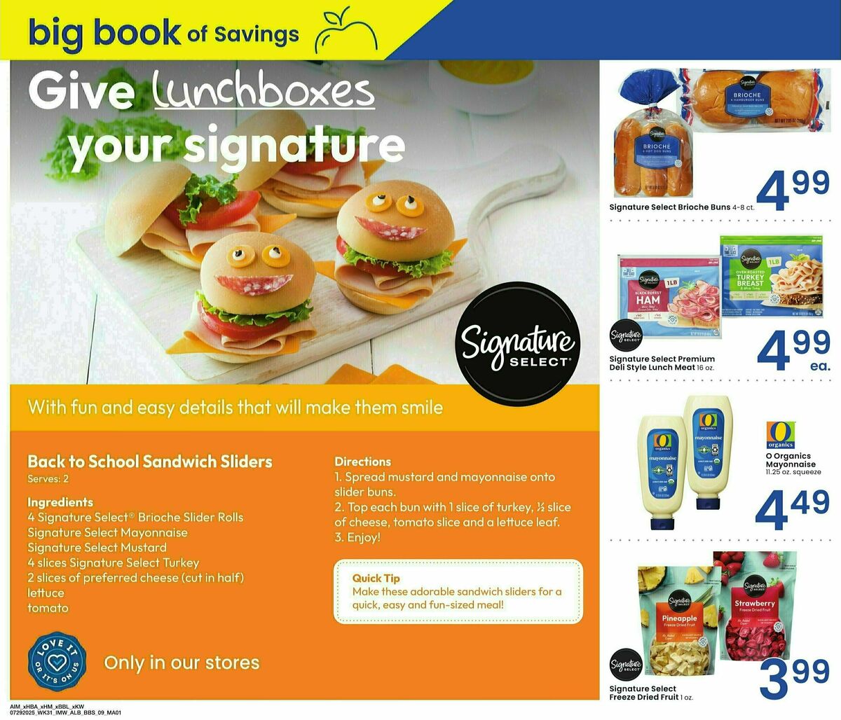 Albertsons Big Book of Savings Weekly Ad from July 29