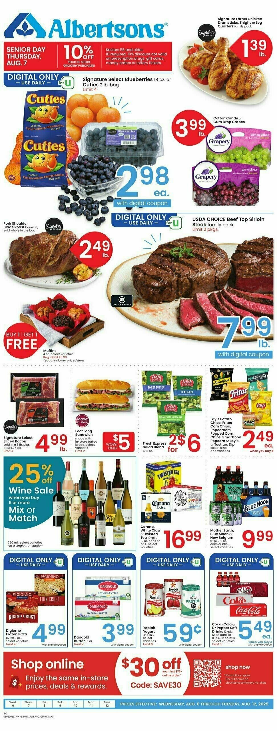 Albertsons Weekly Ad from August 6