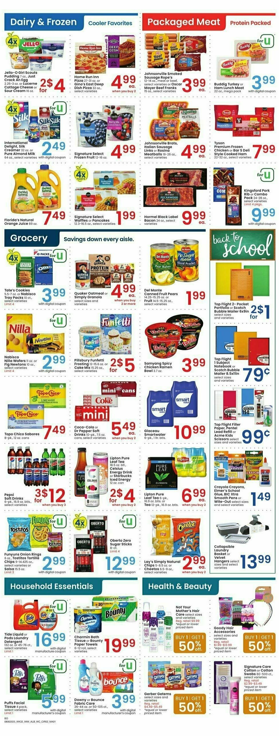 Albertsons Weekly Ad from August 6