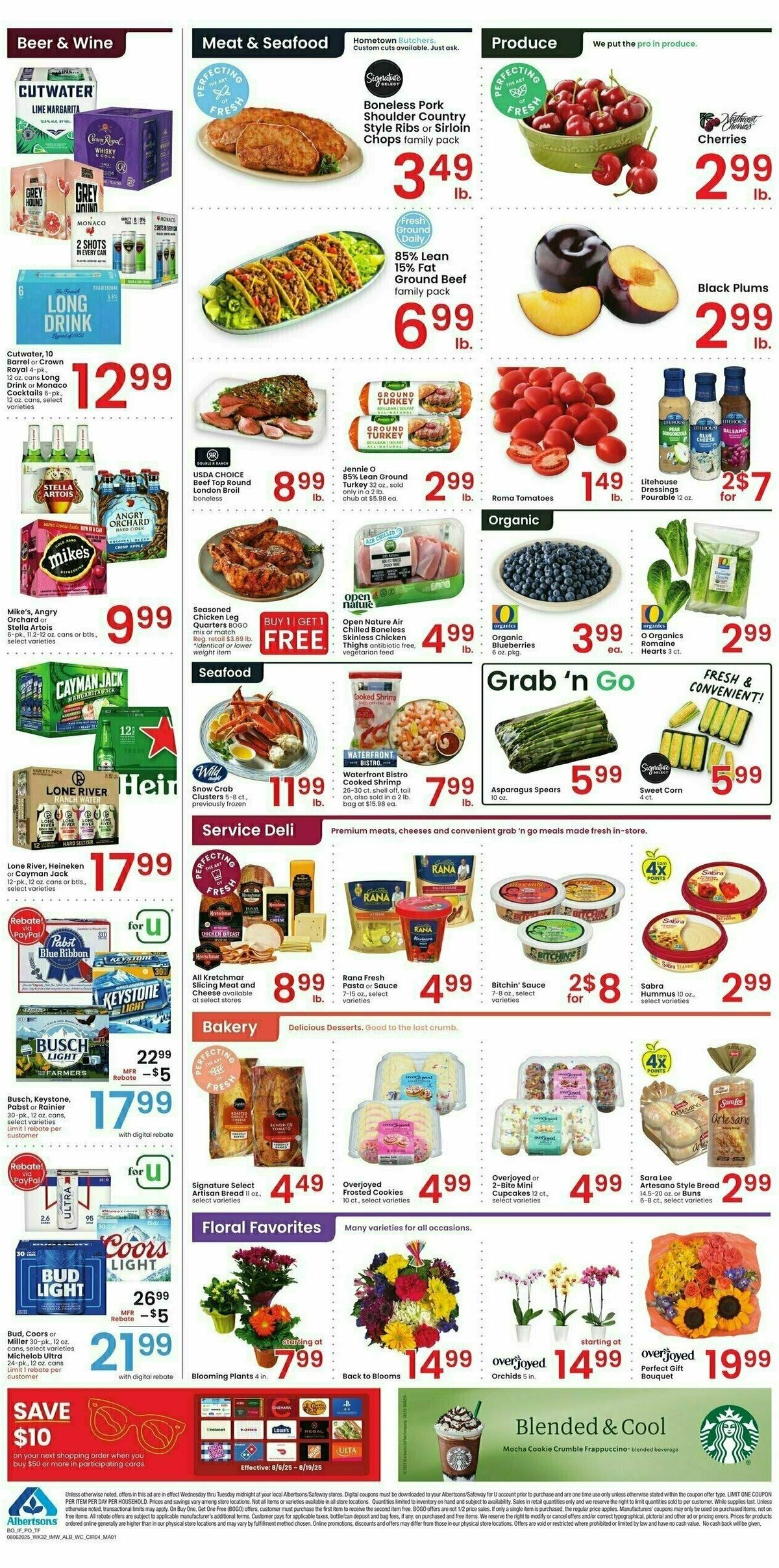 Albertsons Weekly Ad from August 6