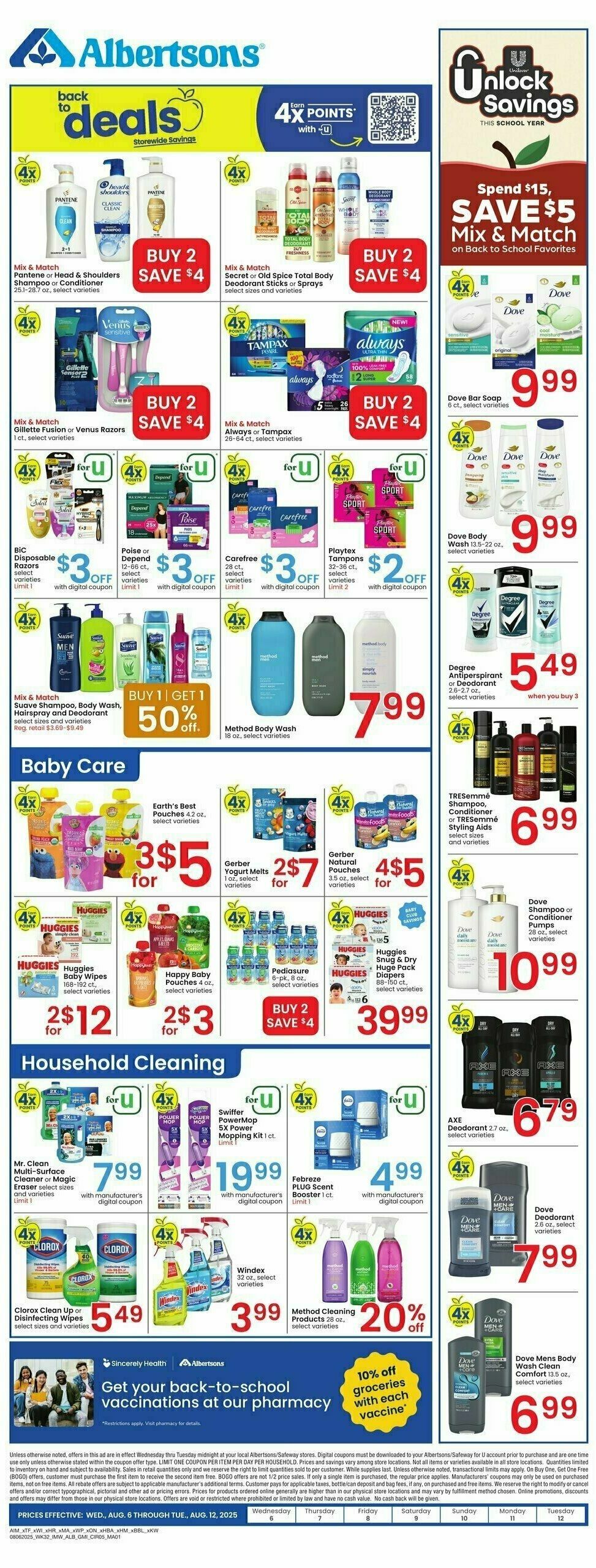Albertsons Weekly Ad from August 6