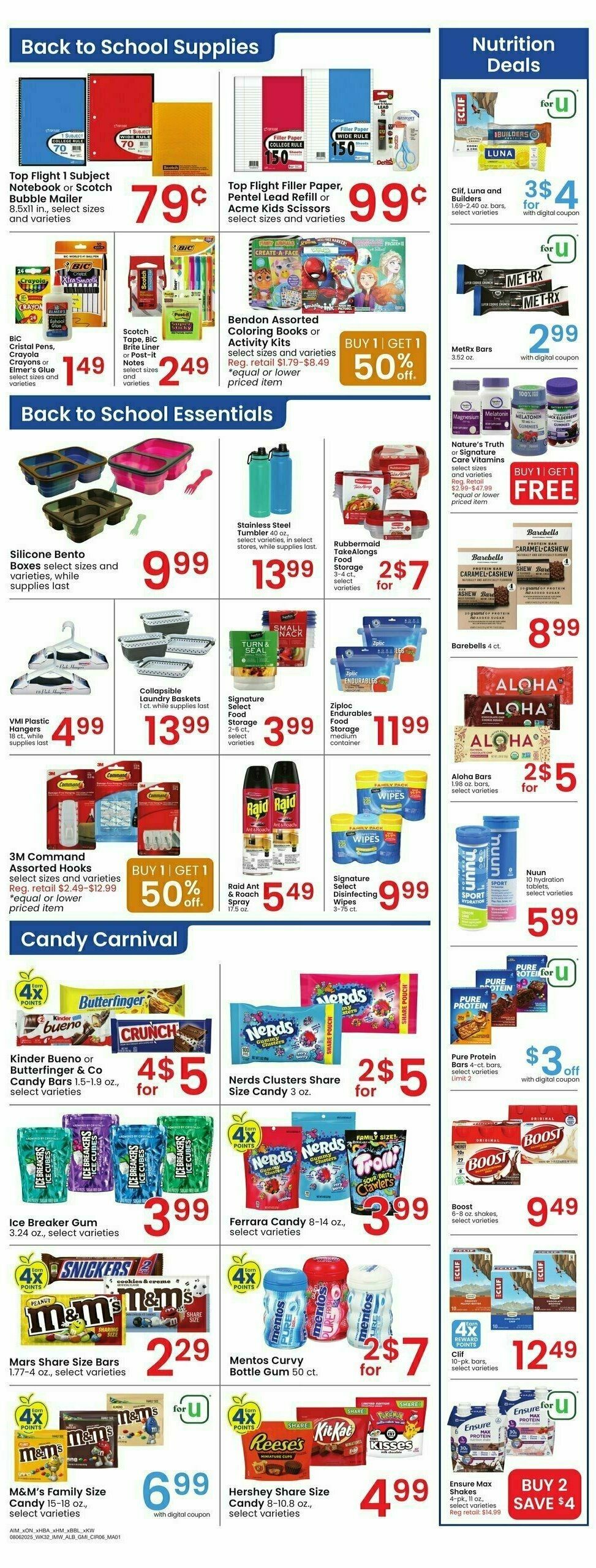 Albertsons Weekly Ad from August 6
