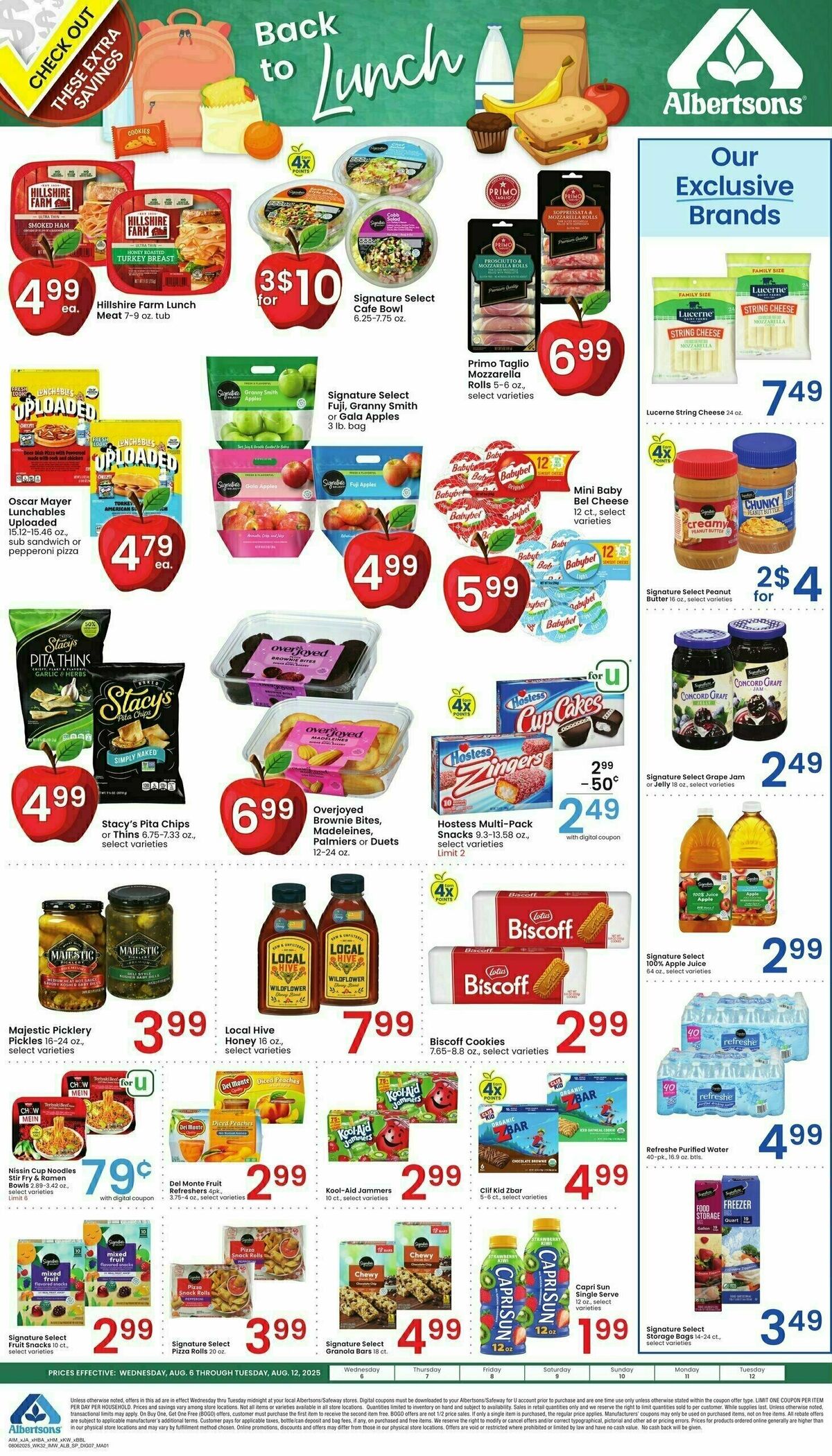 Albertsons Specialty Publication Weekly Ad from August 6