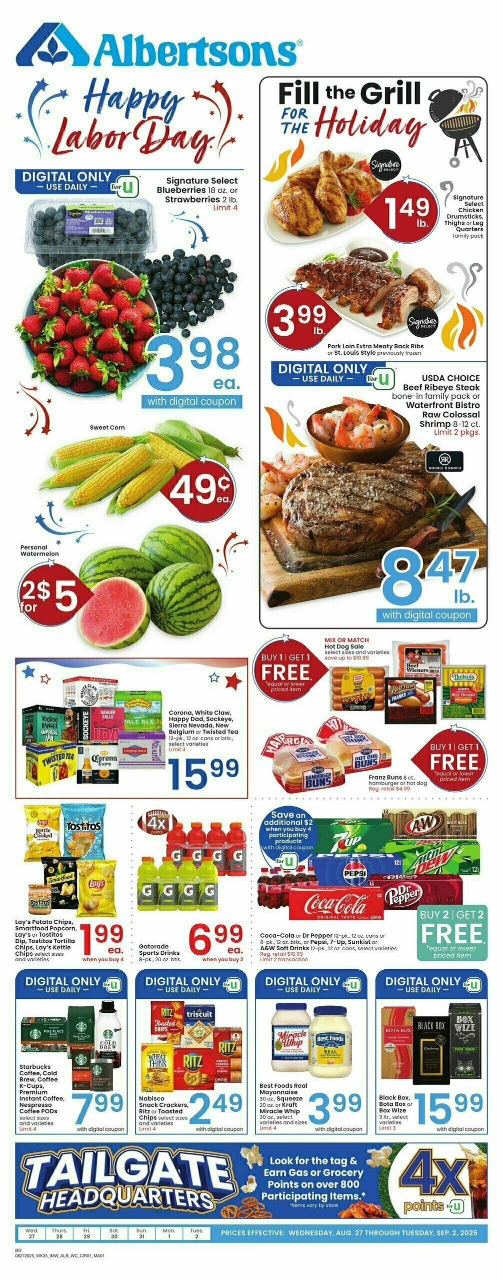 Albertsons Weekly Ad from August 27