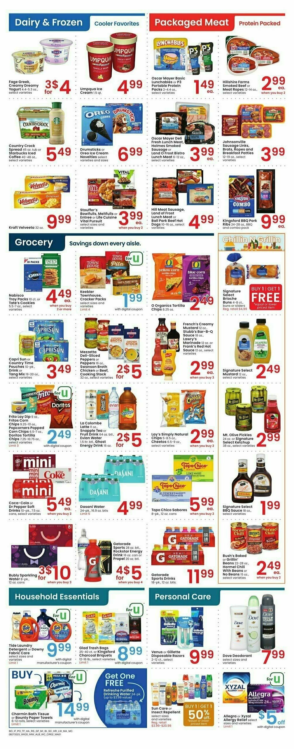 Albertsons Weekly Ad from August 27