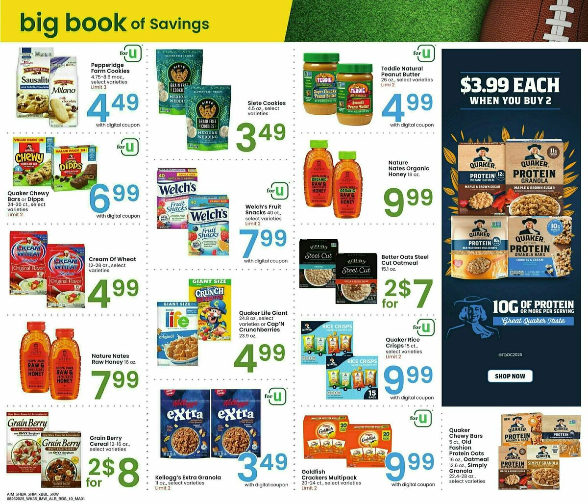 Albertsons Big Book of Savings Weekly Ad from August 26