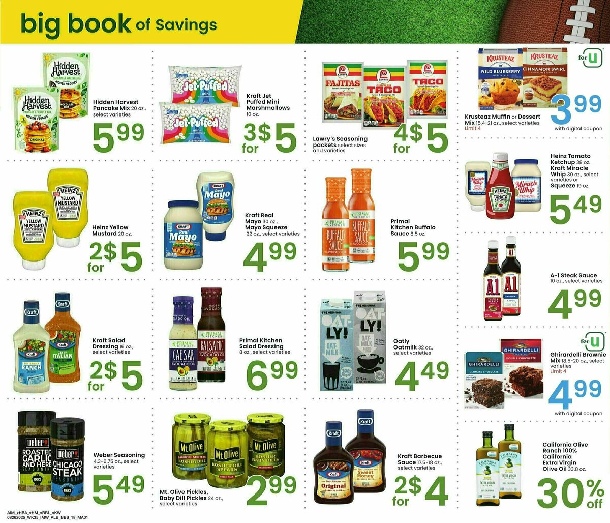 Albertsons Big Book of Savings Weekly Ad from August 26